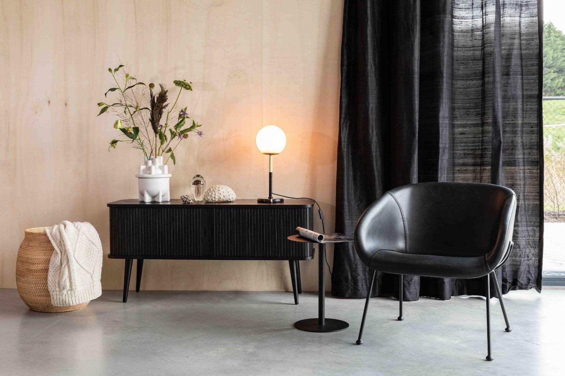 Komoda BARBIER czarny dąb Zuiver Eye on Design