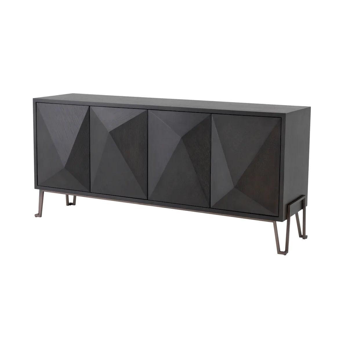 Komoda HIGHLAND grafitowy fornir dębowy Eichholtz Eye on Design