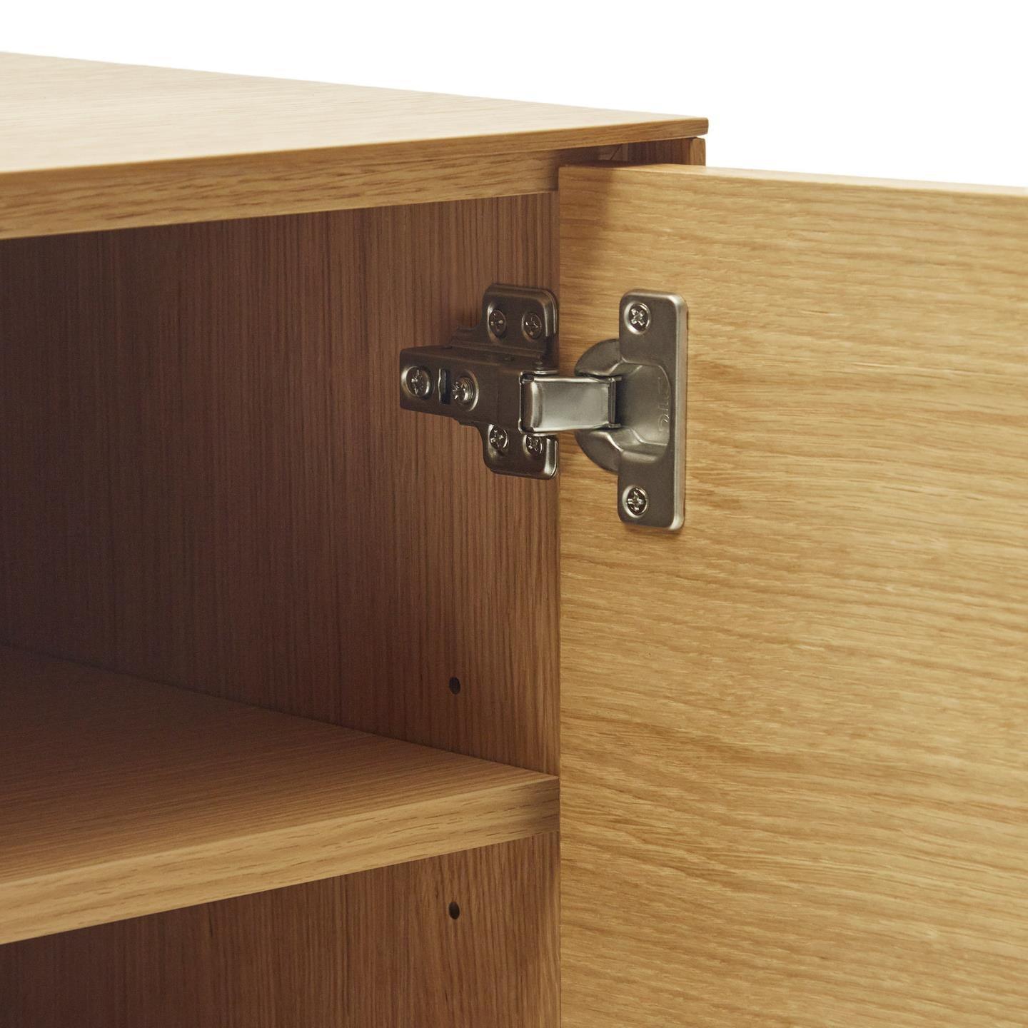 Komoda niska 2-drzwiowa VEDRANA fornir dębowy La Forma Eye on Design