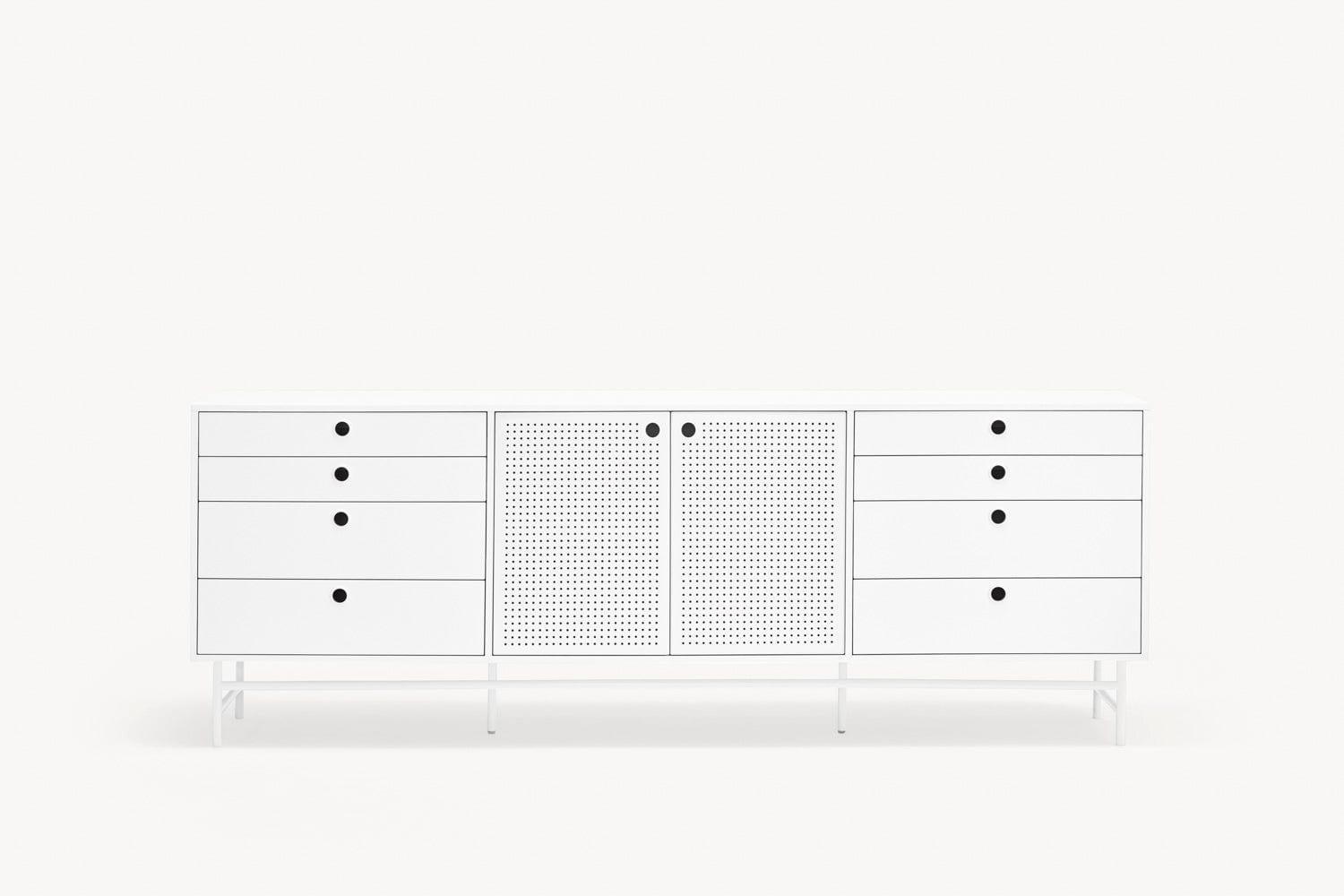 Komoda niska PUNTO biały Teulat Eye on Design