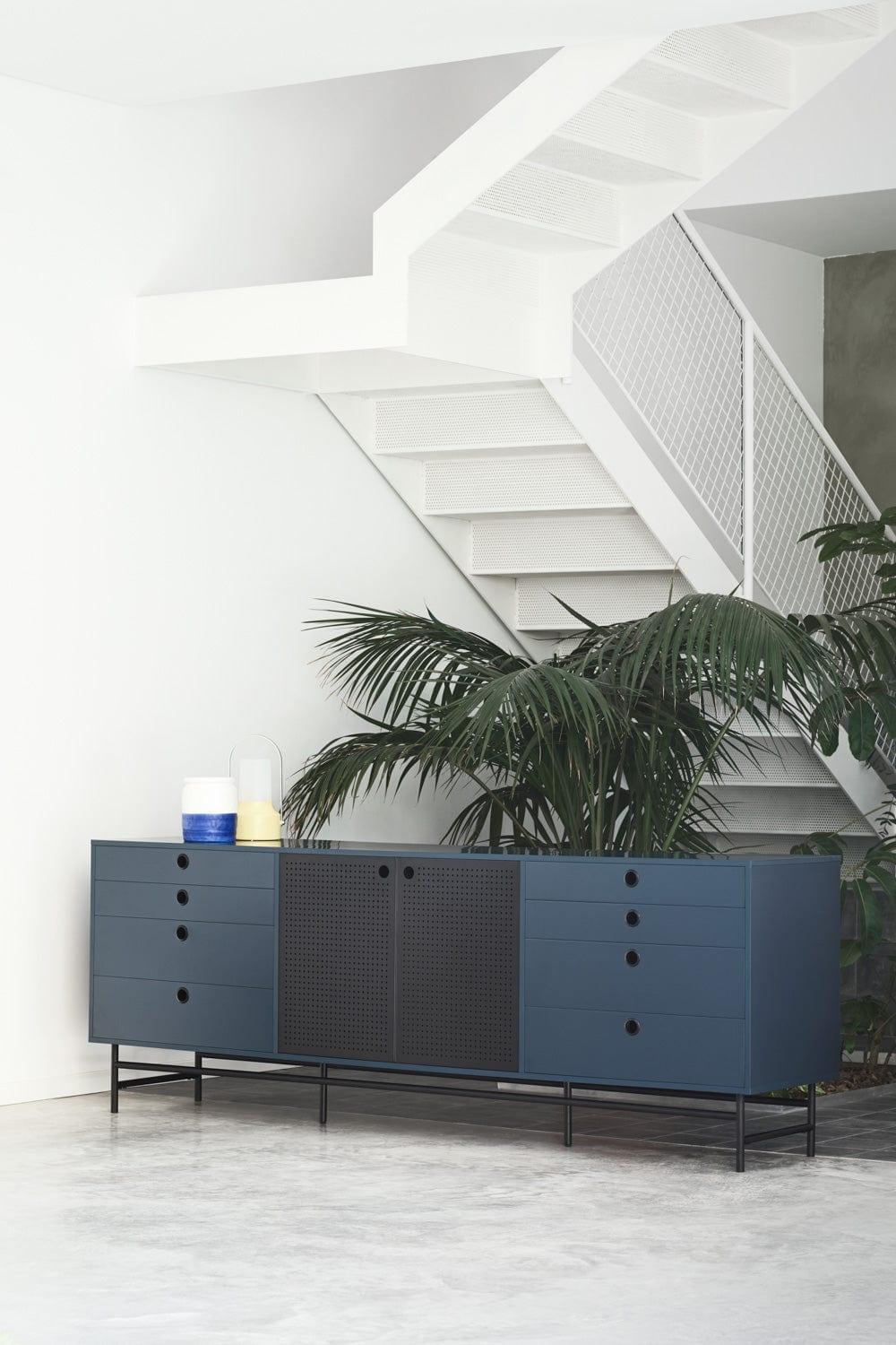 Komoda niska PUNTO ciemnoniebieski Teulat Eye on Design