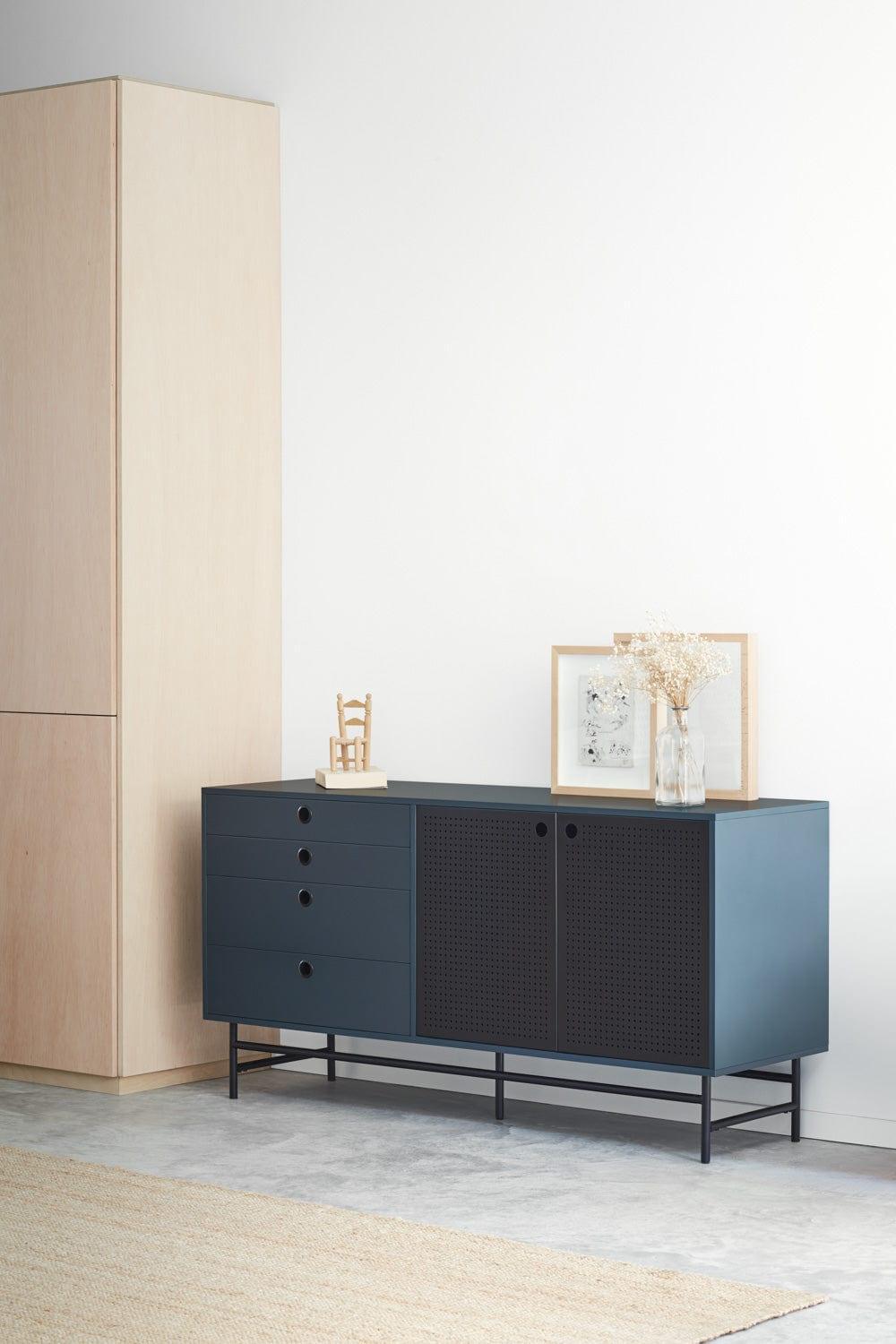 Komoda PUNTO ciemnoniebieski Teulat Eye on Design