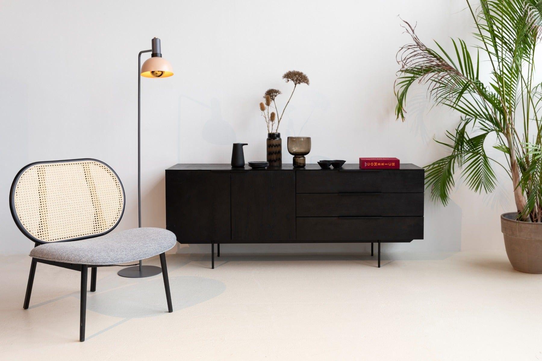 Komoda TRAVIS czarny Zuiver Eye on Design