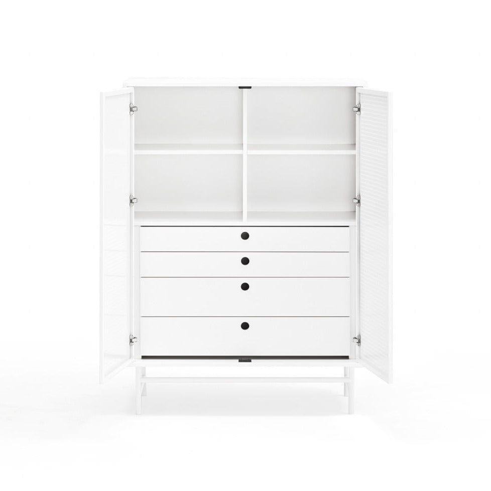 Komoda wysoka PUNTO biały Teulat Eye on Design
