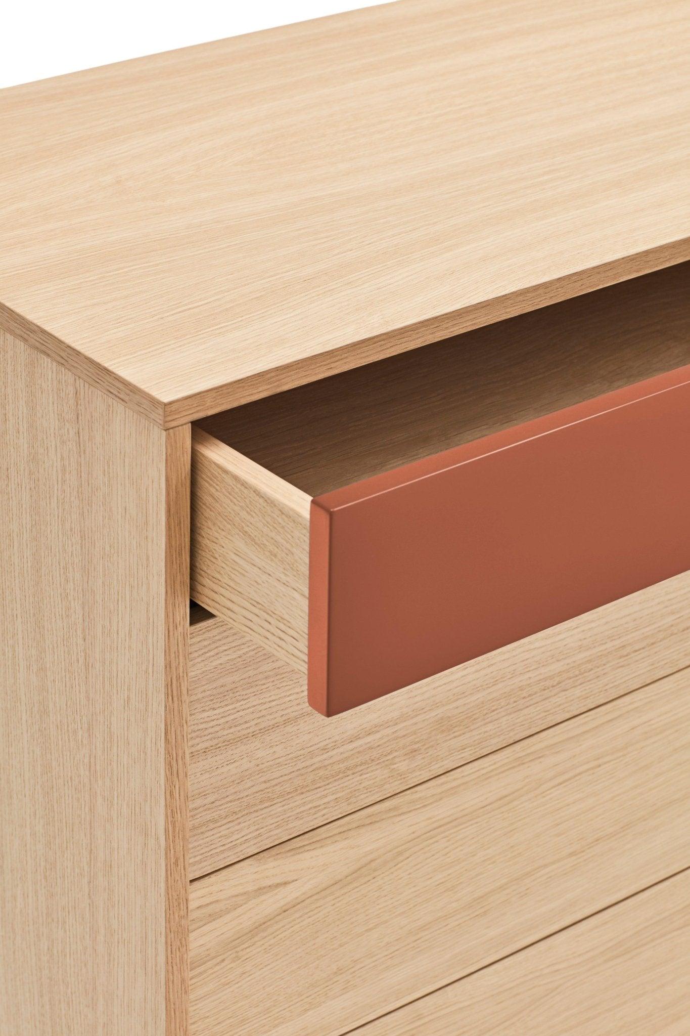 Komoda wysoka YOKO czerwony Teulat Eye on Design