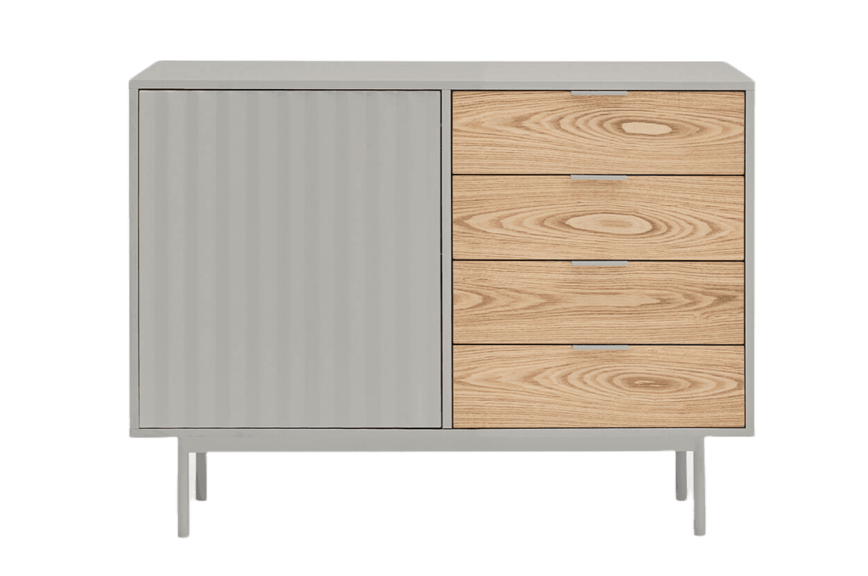 Komoda z szufladami SIERRA szary Teulat Eye on Design