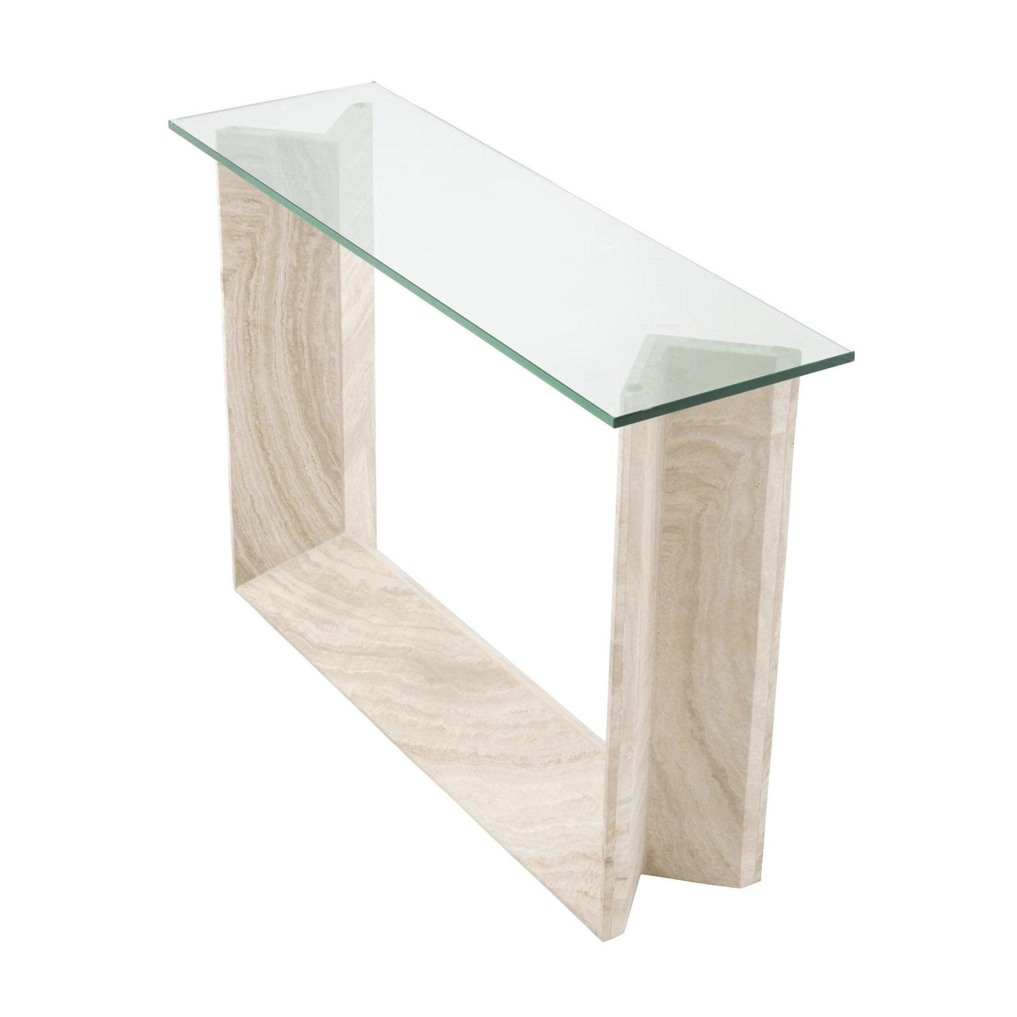 Konsola FORTUNA trawertyn Eichholtz Eye on Design