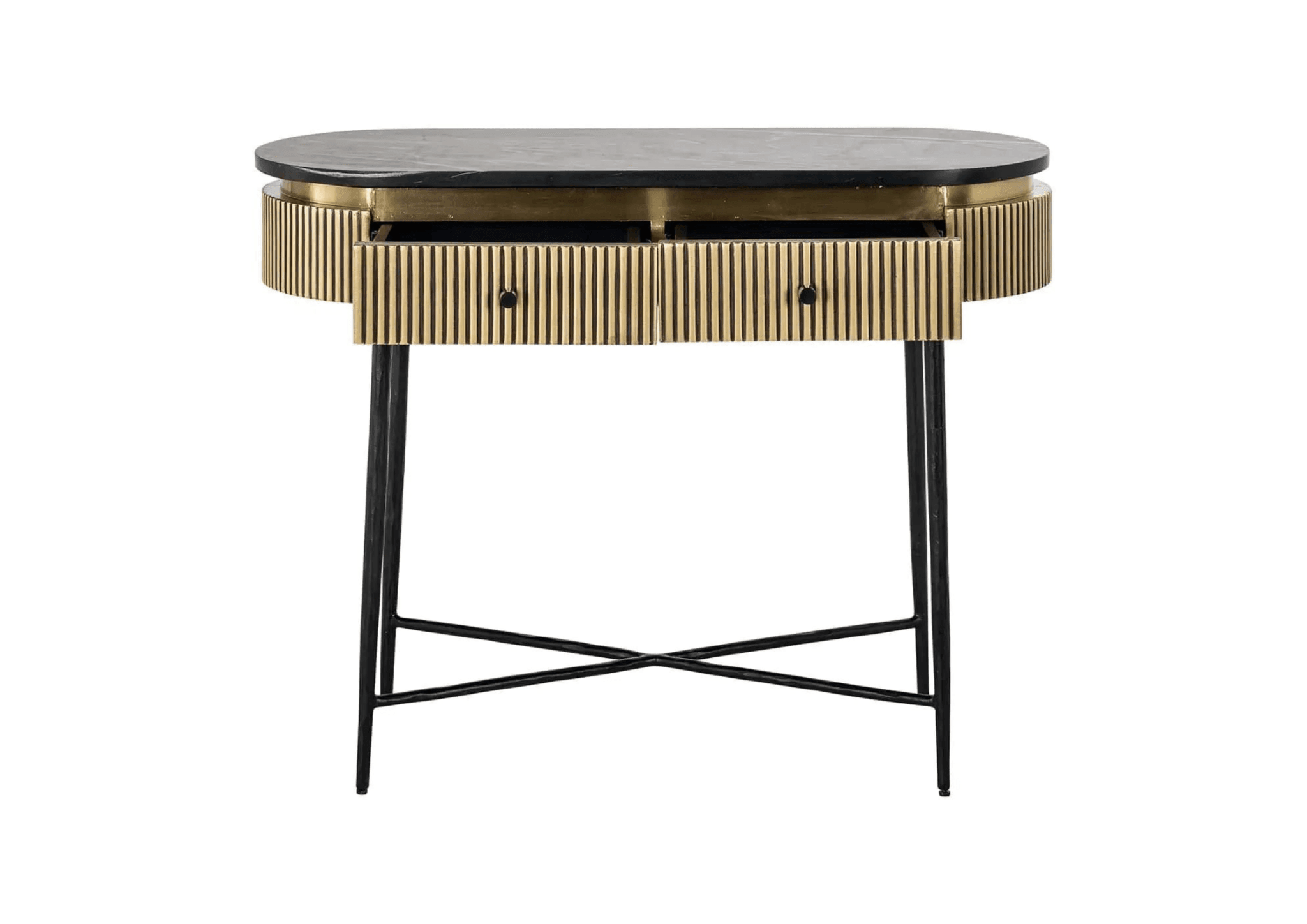 Konsola IRONVILLE złoty Richmond Interiors Eye on Design