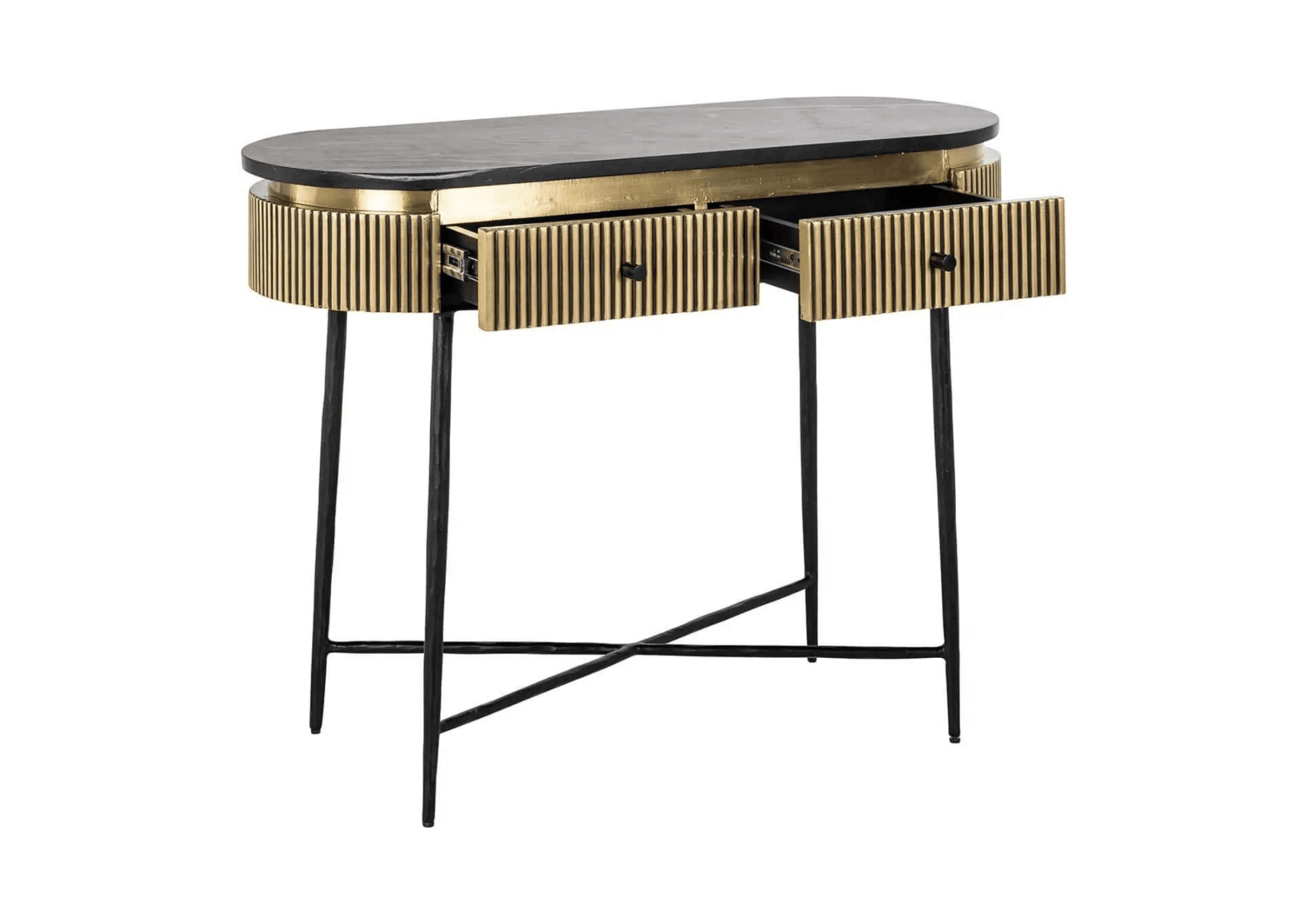 Konsola IRONVILLE złoty Richmond Interiors Eye on Design