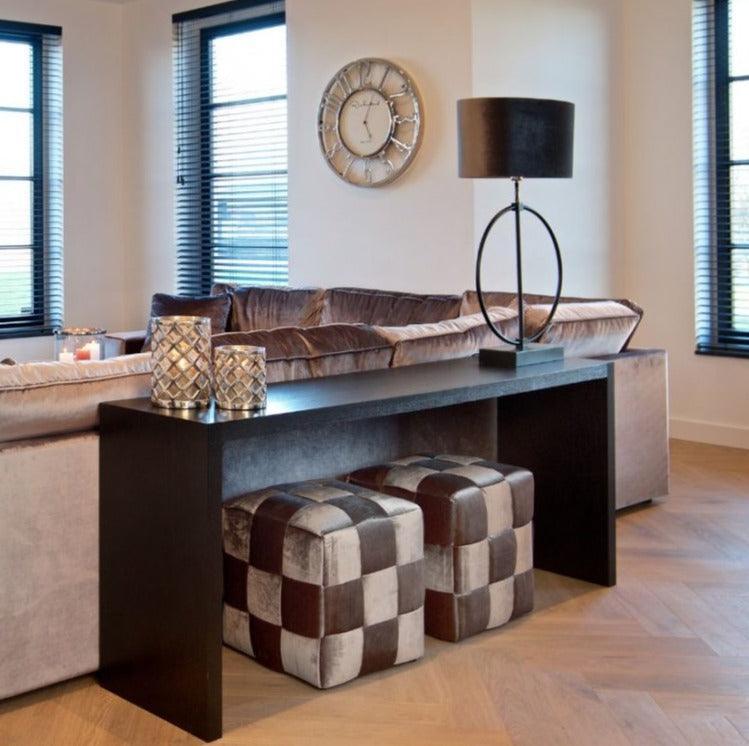 Konsola OAKURA czarny fornir dębowy Richmond Interiors Eye on Design