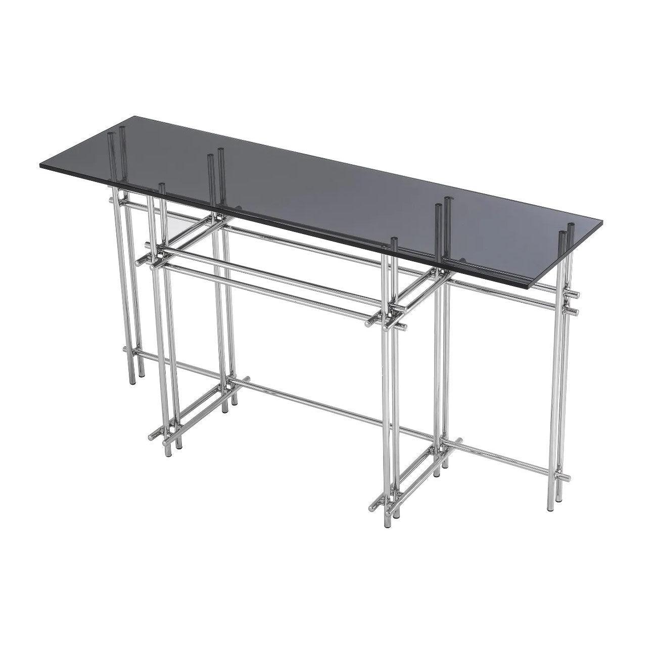 Konsola QUINN stal polerowana Eichholtz Eye on Design