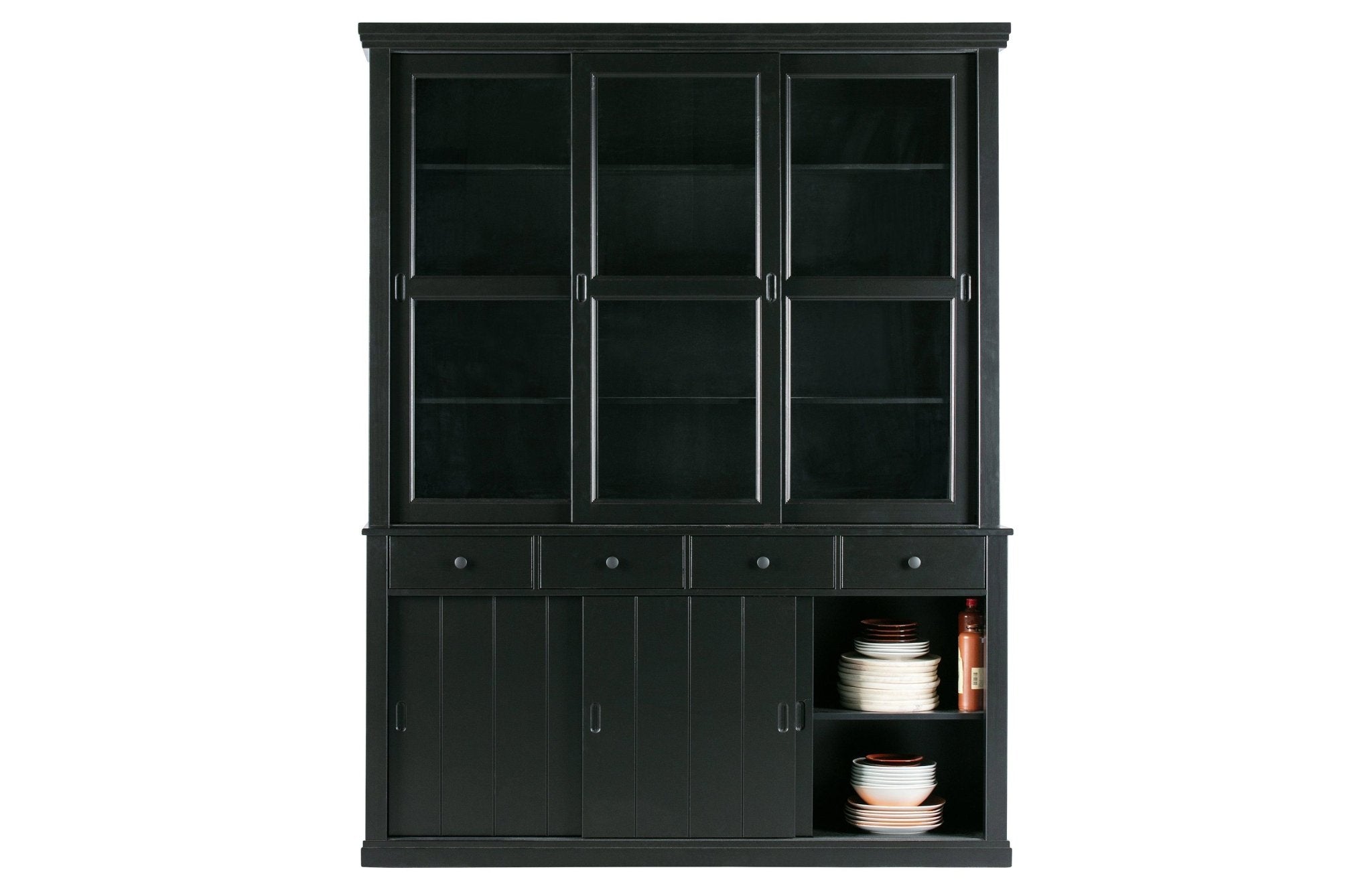 Kredens LAGOS czarne drewno Woood Eye on Design