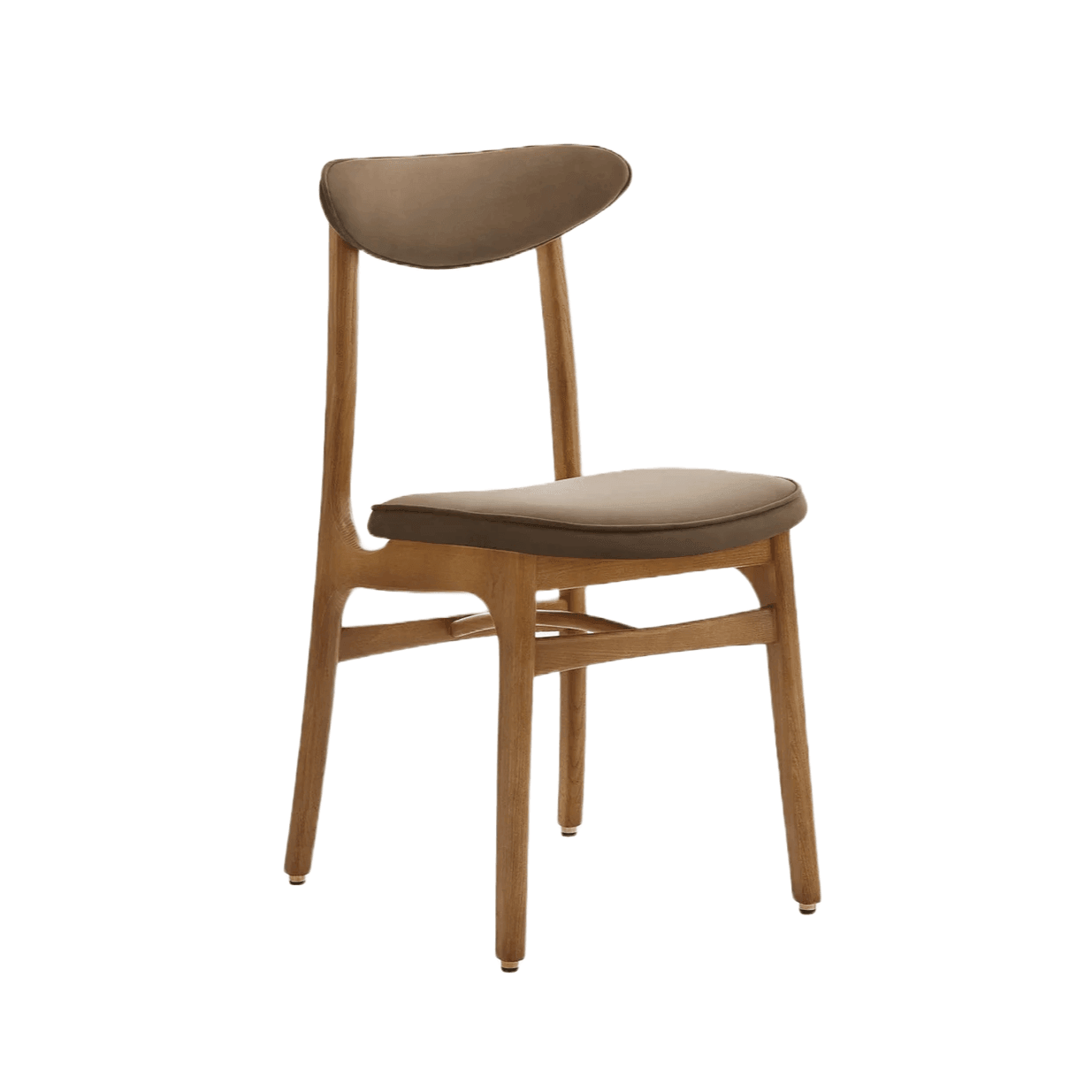 Krzesło 200-190 beżowy w tkaninie Shine Velvet Taupe 366 concept Eye on Design