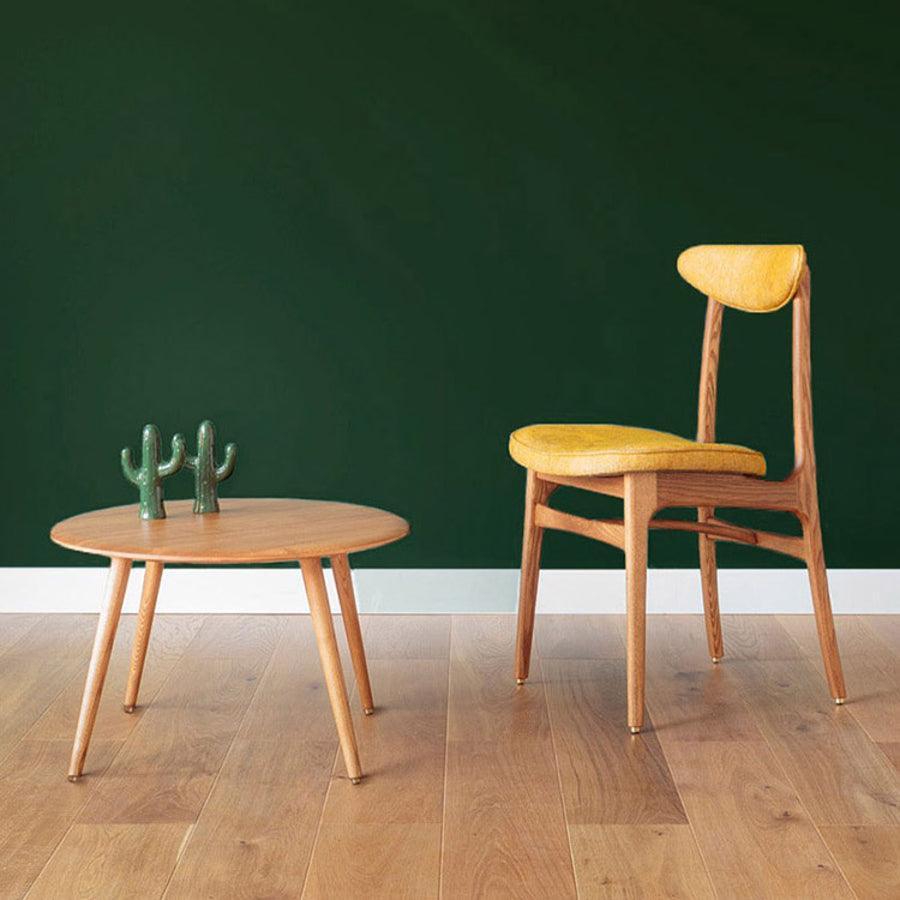 Krzesło 200-190 żółty w tkaninie Boucle Mustard 366 concept Eye on Design