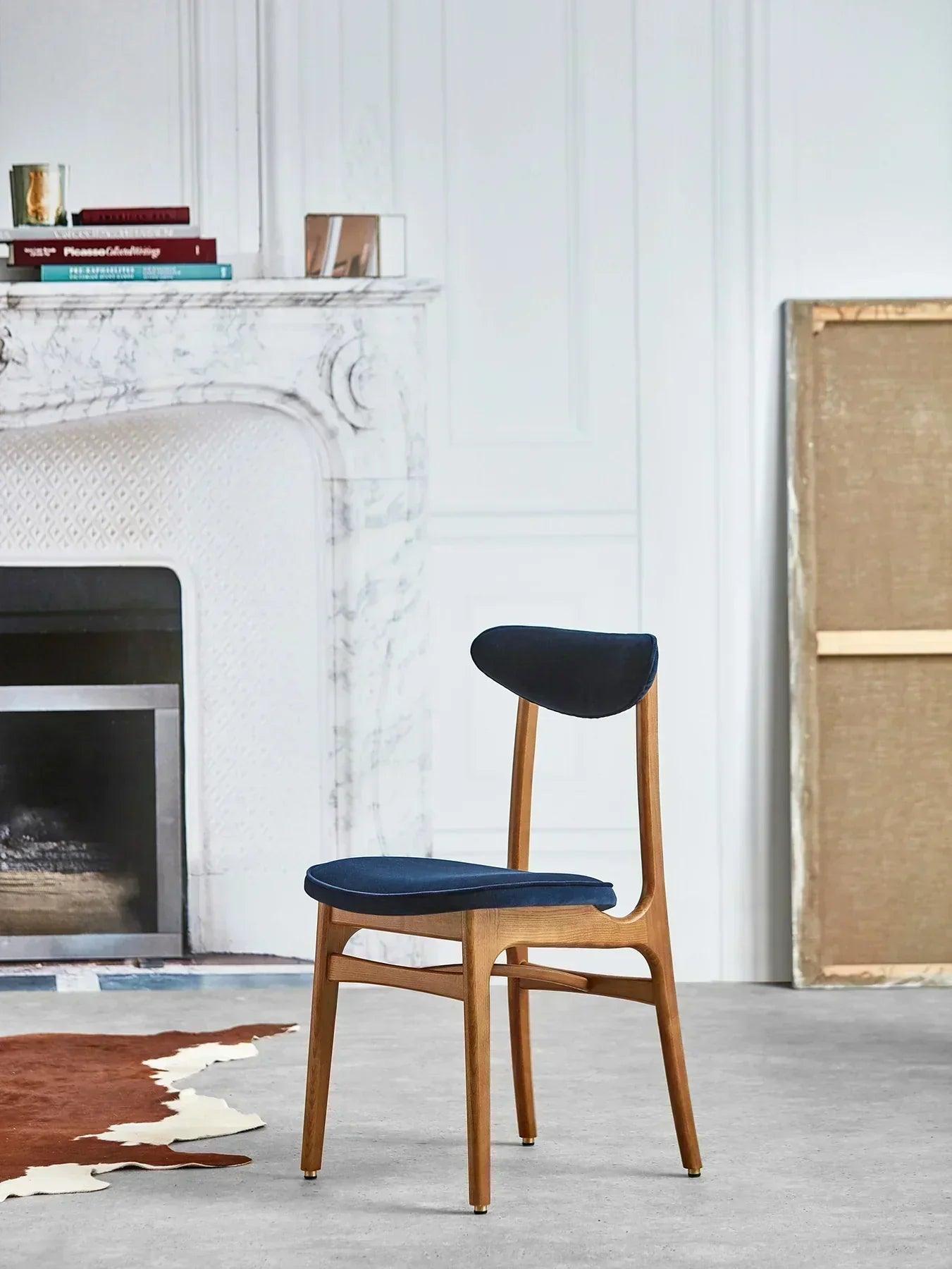 Krzesło 200-190 żółty w tkaninie Marble Mustard 366 concept Eye on Design