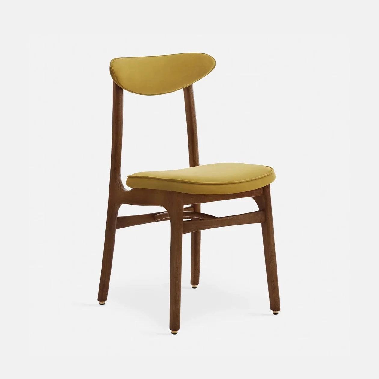 Krzesło 200-190 żółty w tkaninie Shine Velvet Mustard 366 concept Eye on Design