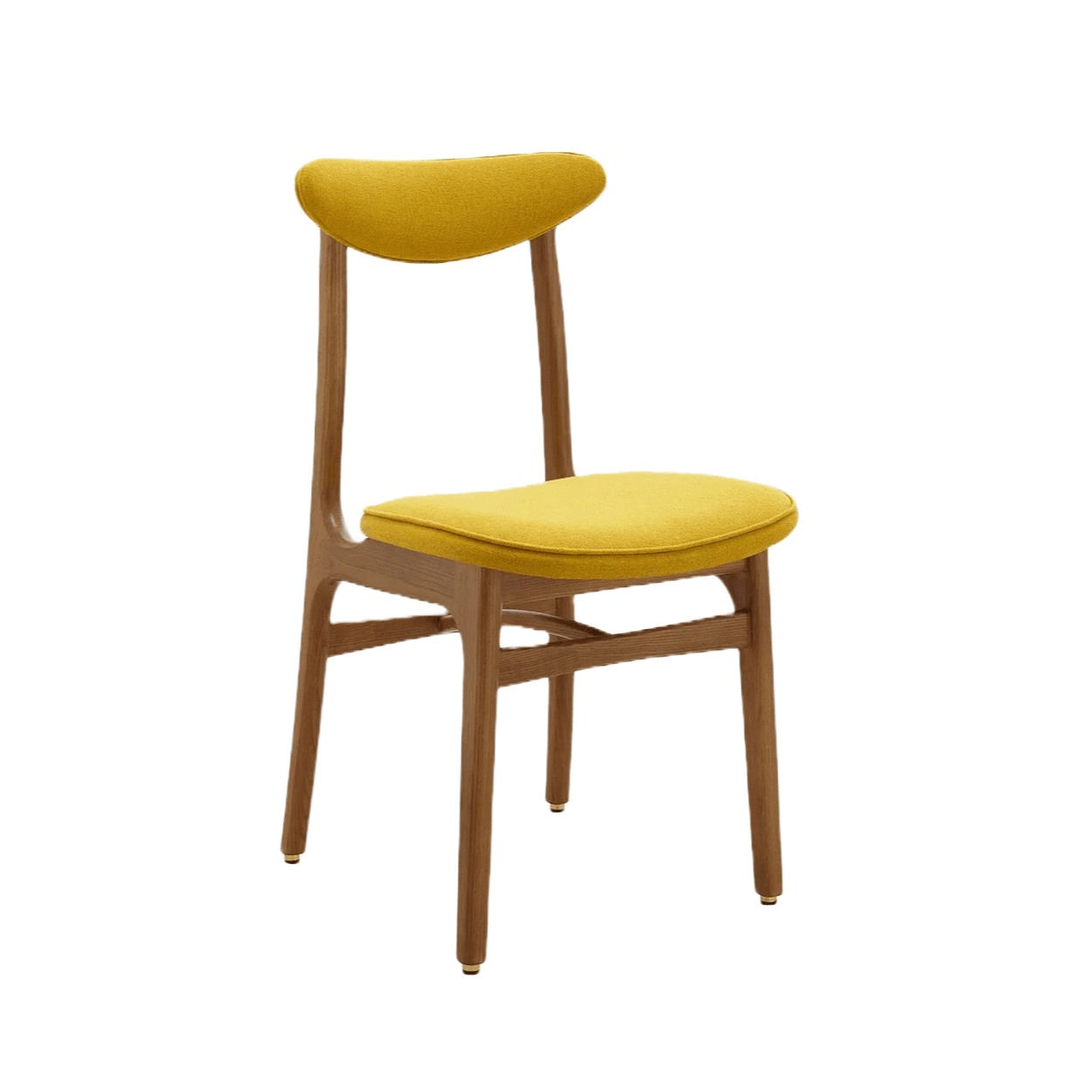 Krzesło 200-190 żółty w tkaninie Wool Mustard 366 concept Eye on Design