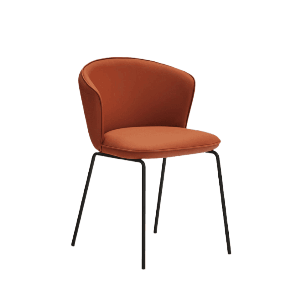 Krzesło ADD ekoskóra terakota Teulat Eye on Design