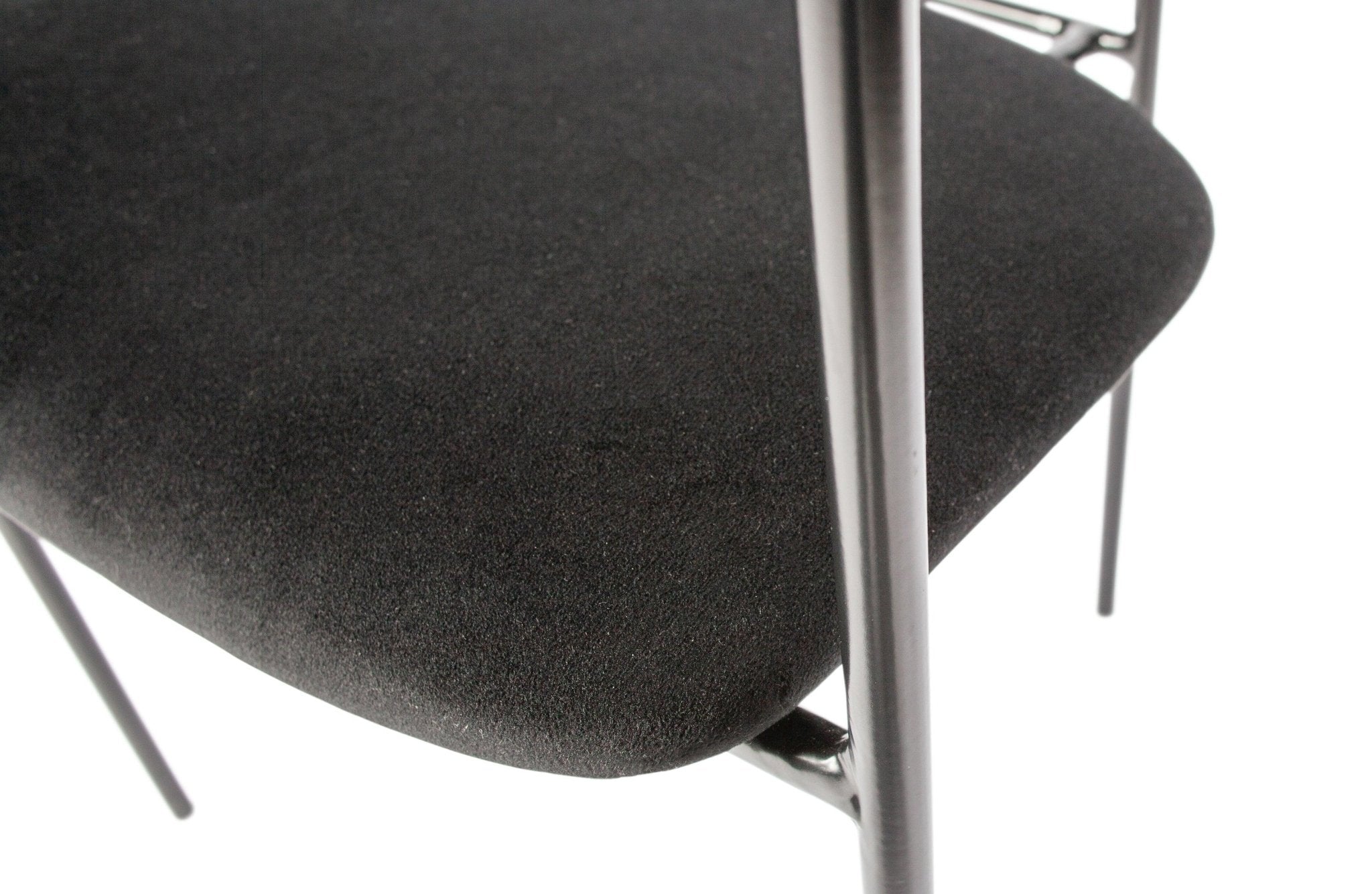 Krzesło aksamitne IVY czarny Woood Exclusive Eye on Design