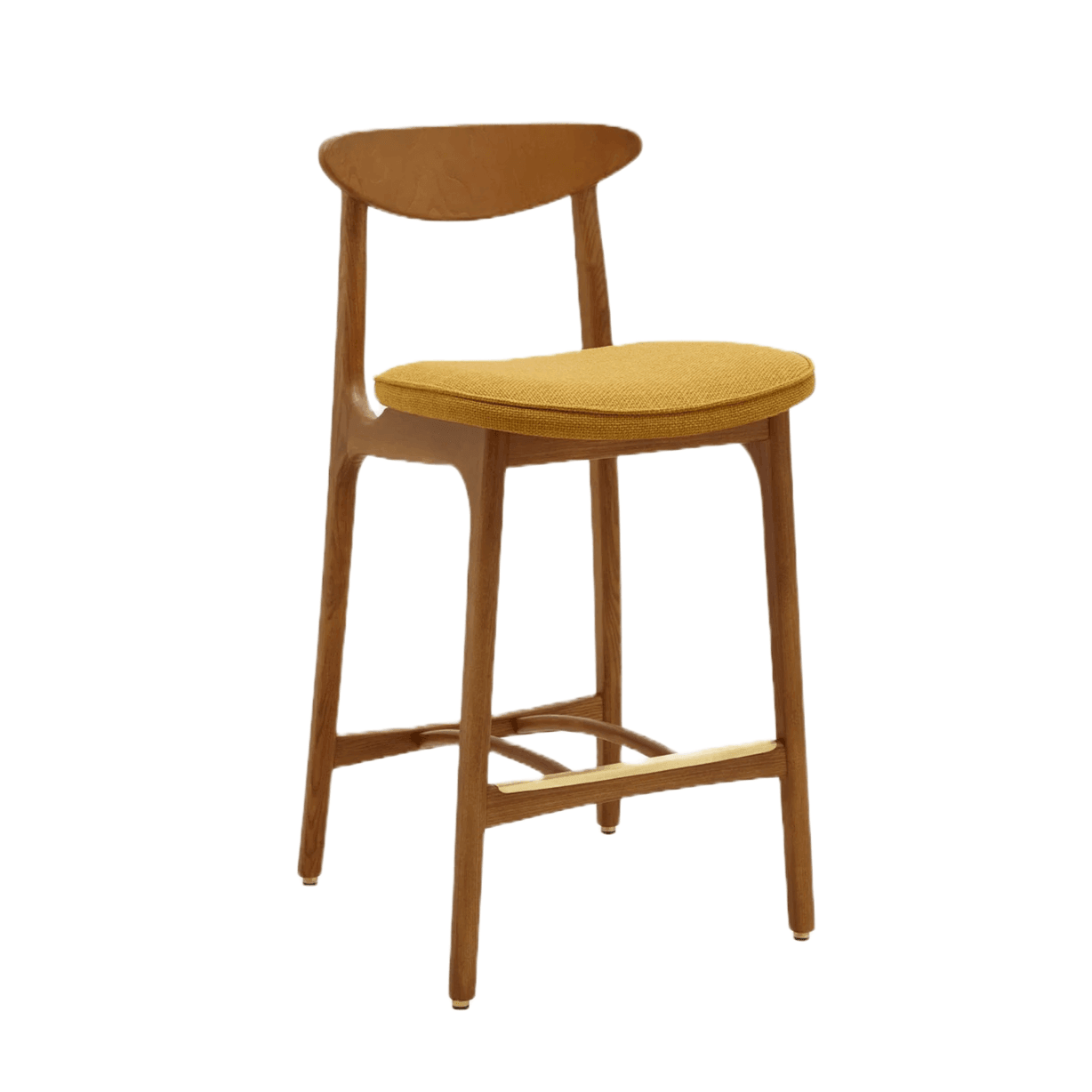 Krzesło barowe 200-190 MIX żółty w tkaninie Coco Mustard 366 concept Eye on Design