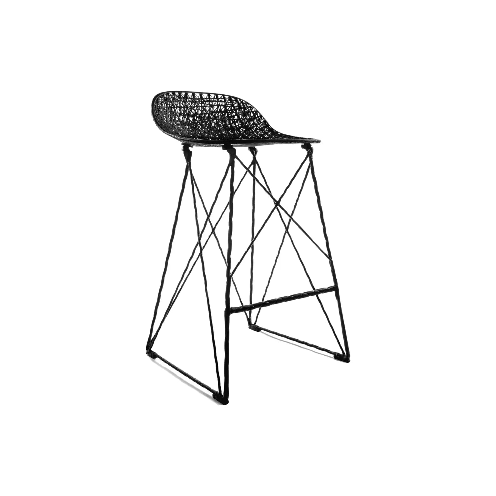 Krzesło barowe CARBON czarny – Moooi