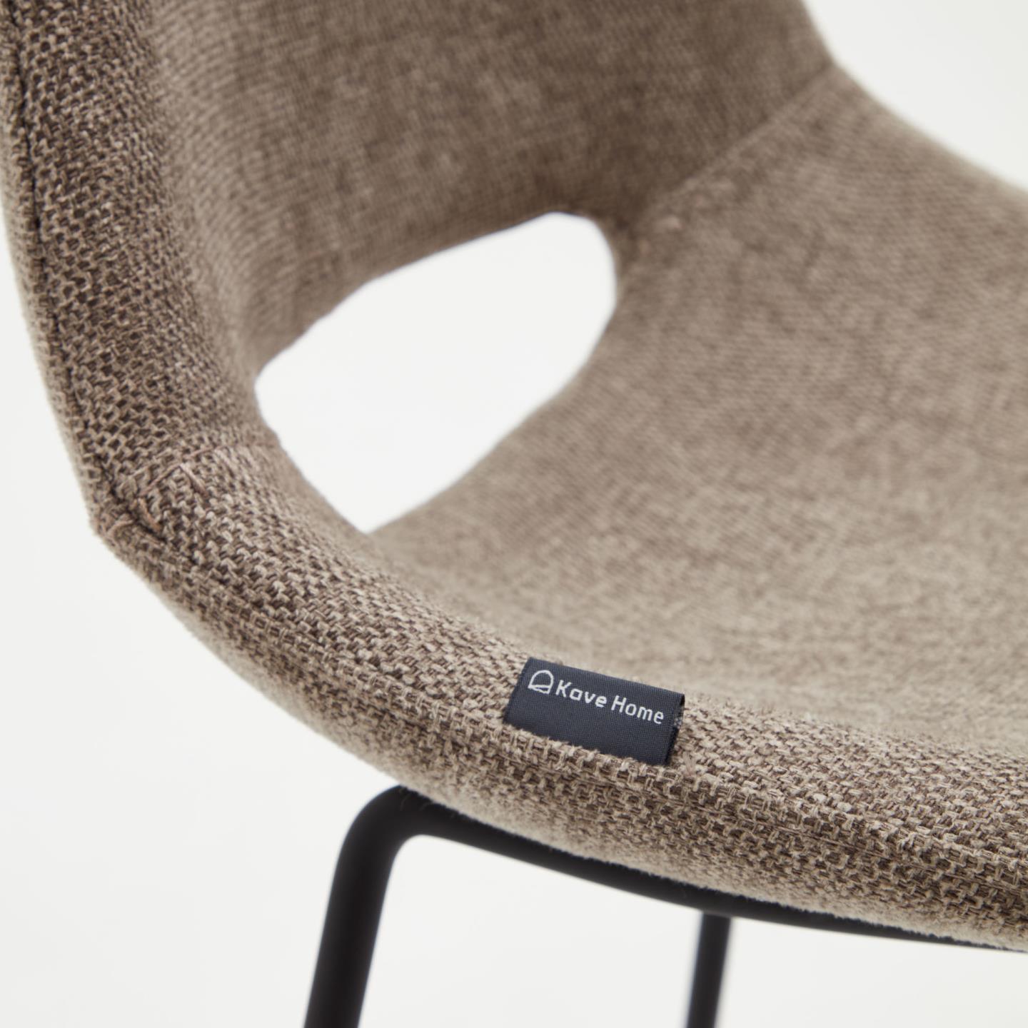 Krzesło barowe ZAHARA brązowy La Forma Eye on Design