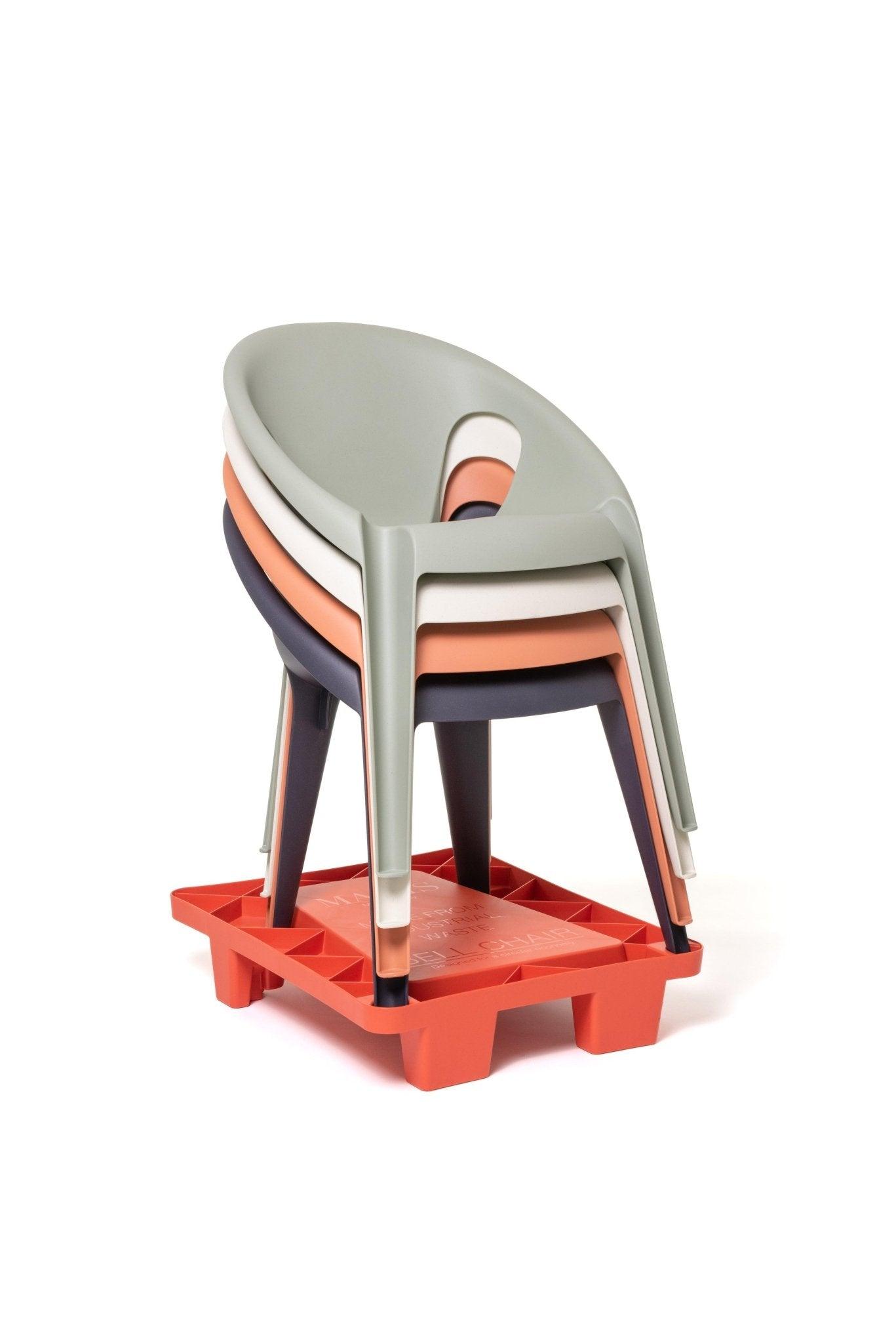 Krzesło BELL CHAIR antracytowy Magis Eye on Design
