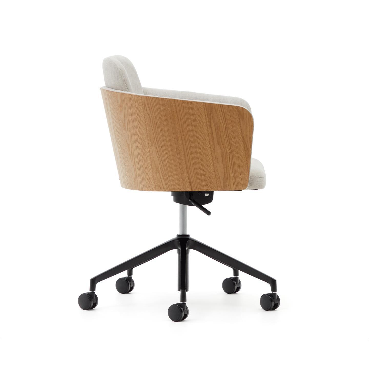 Krzesło biurowe MADAI beżowy szenil La Forma Eye on Design