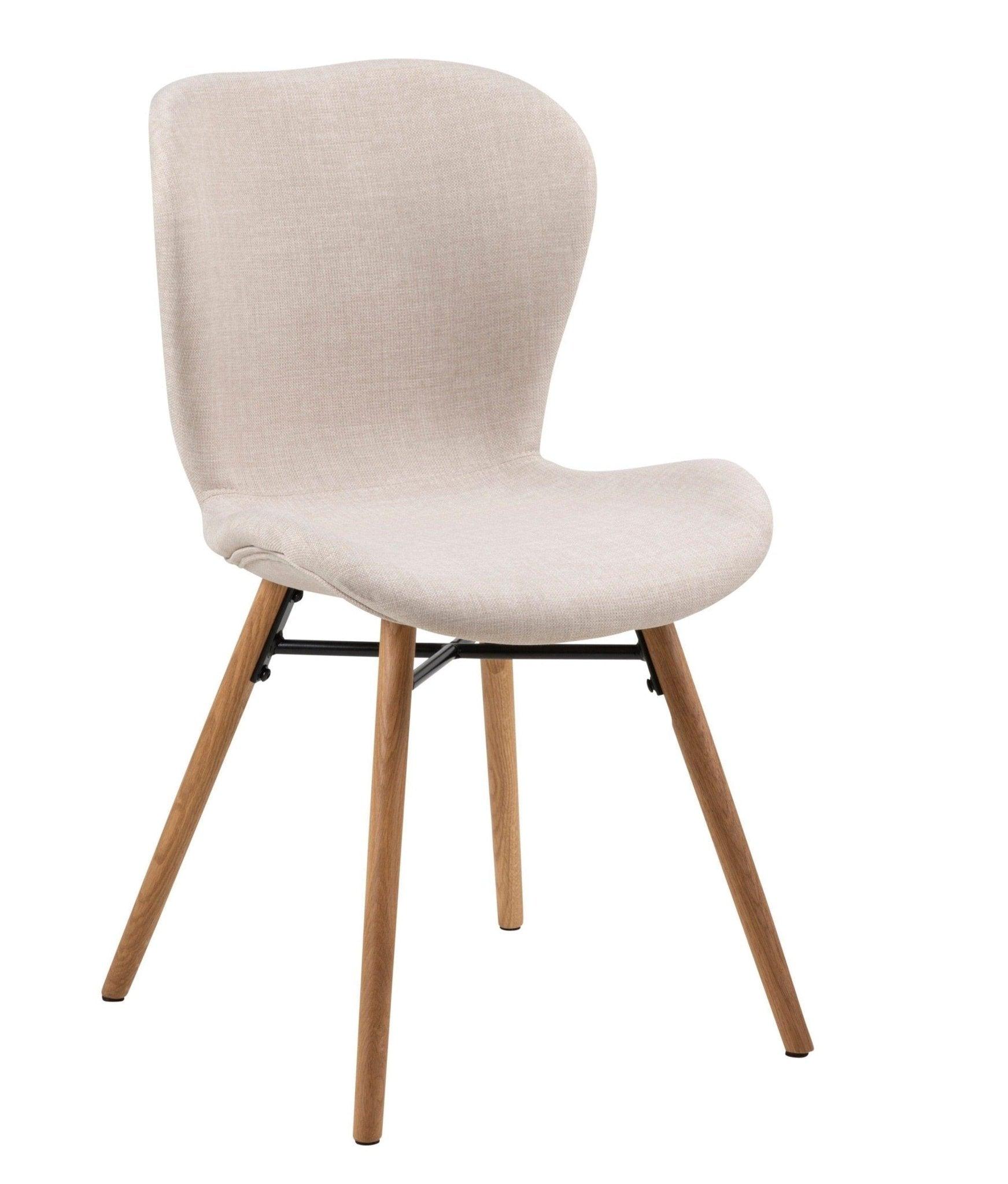 Krzesło BJORN piaskowy z drewnianią podstawą Home Essentials Eye on Design