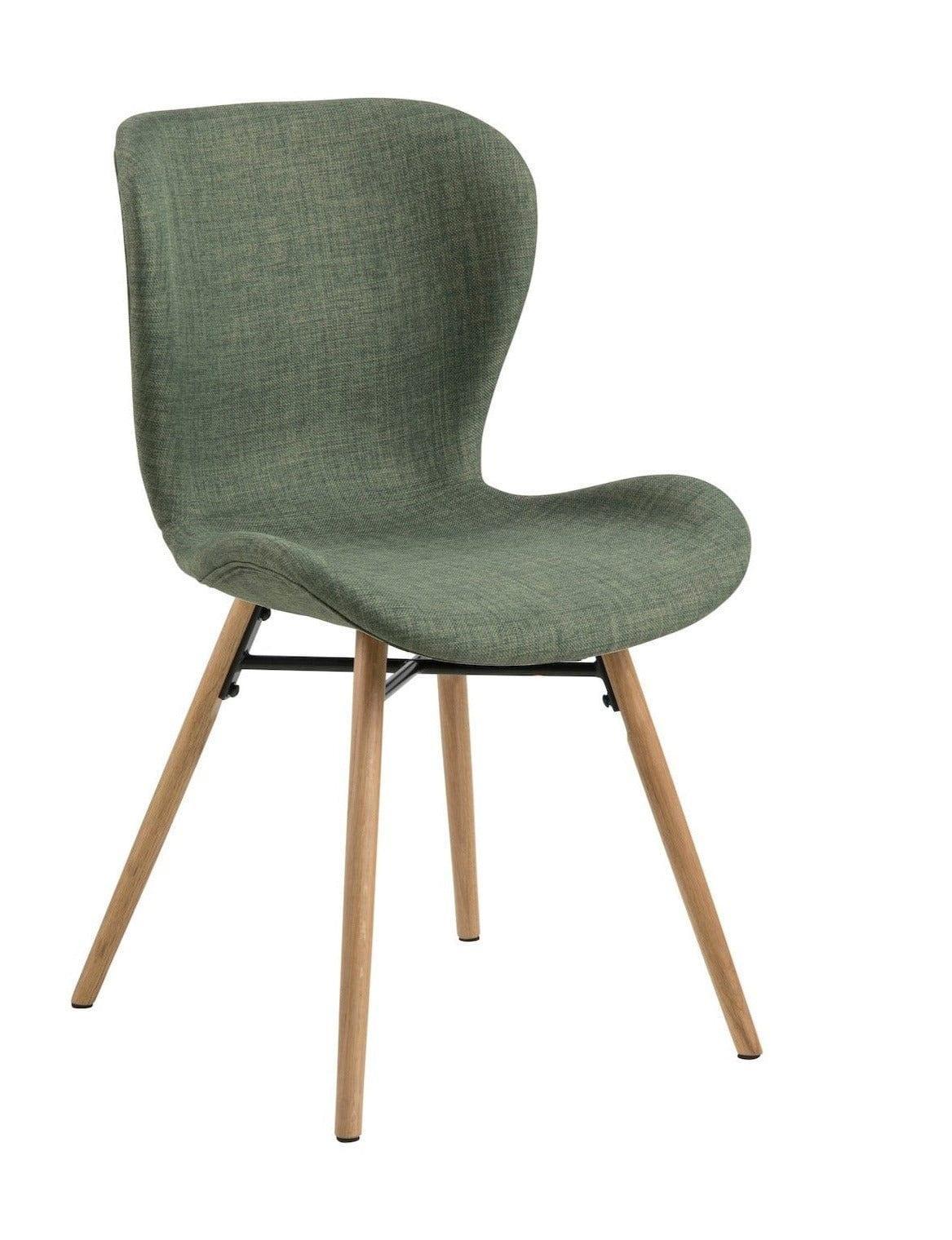 Krzesło BJORN zielony z drewnianią podstawą Home Essentials Eye on Design