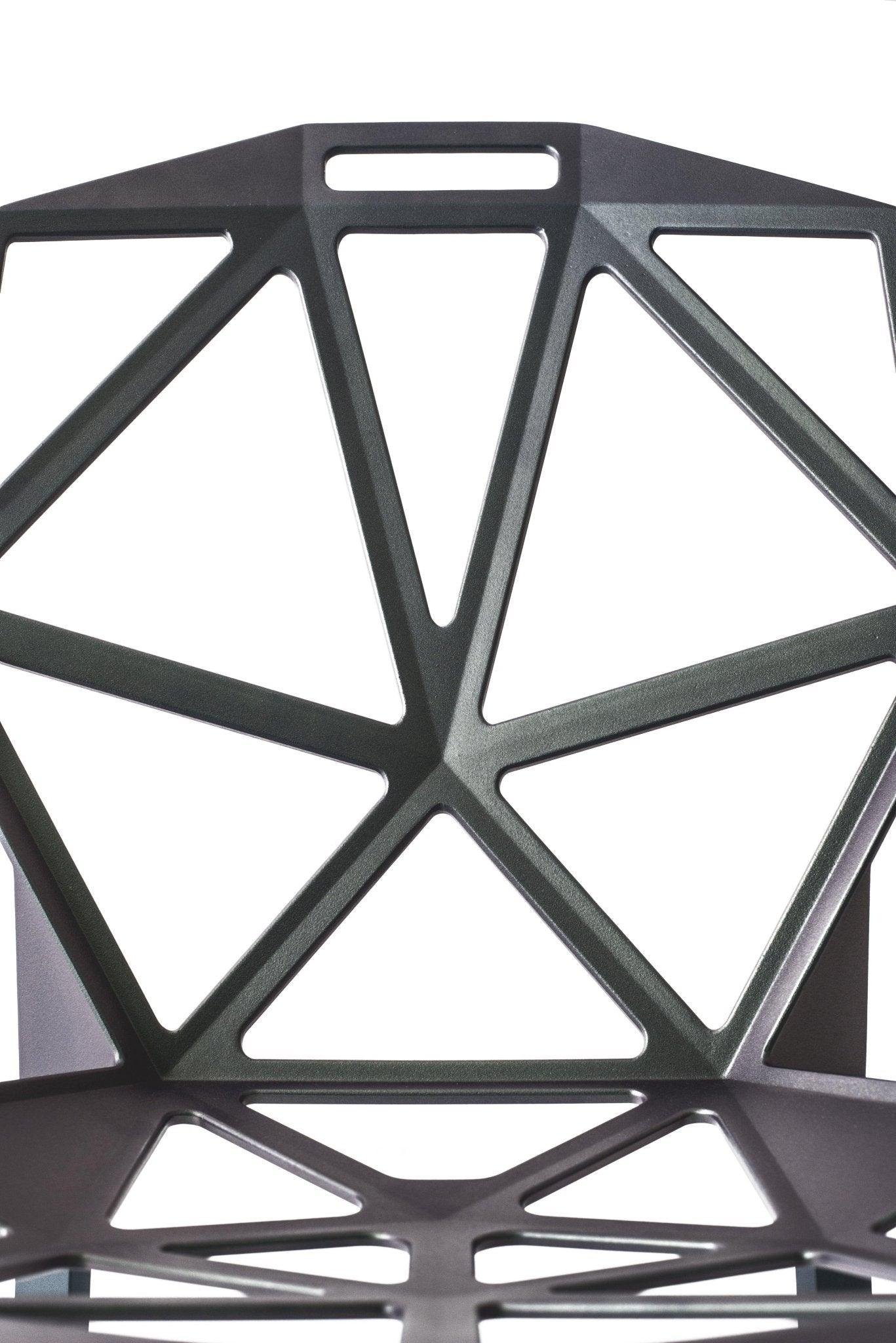 Krzesło CHAIR_ONE szarozielony z aluminium Magis Eye on Design