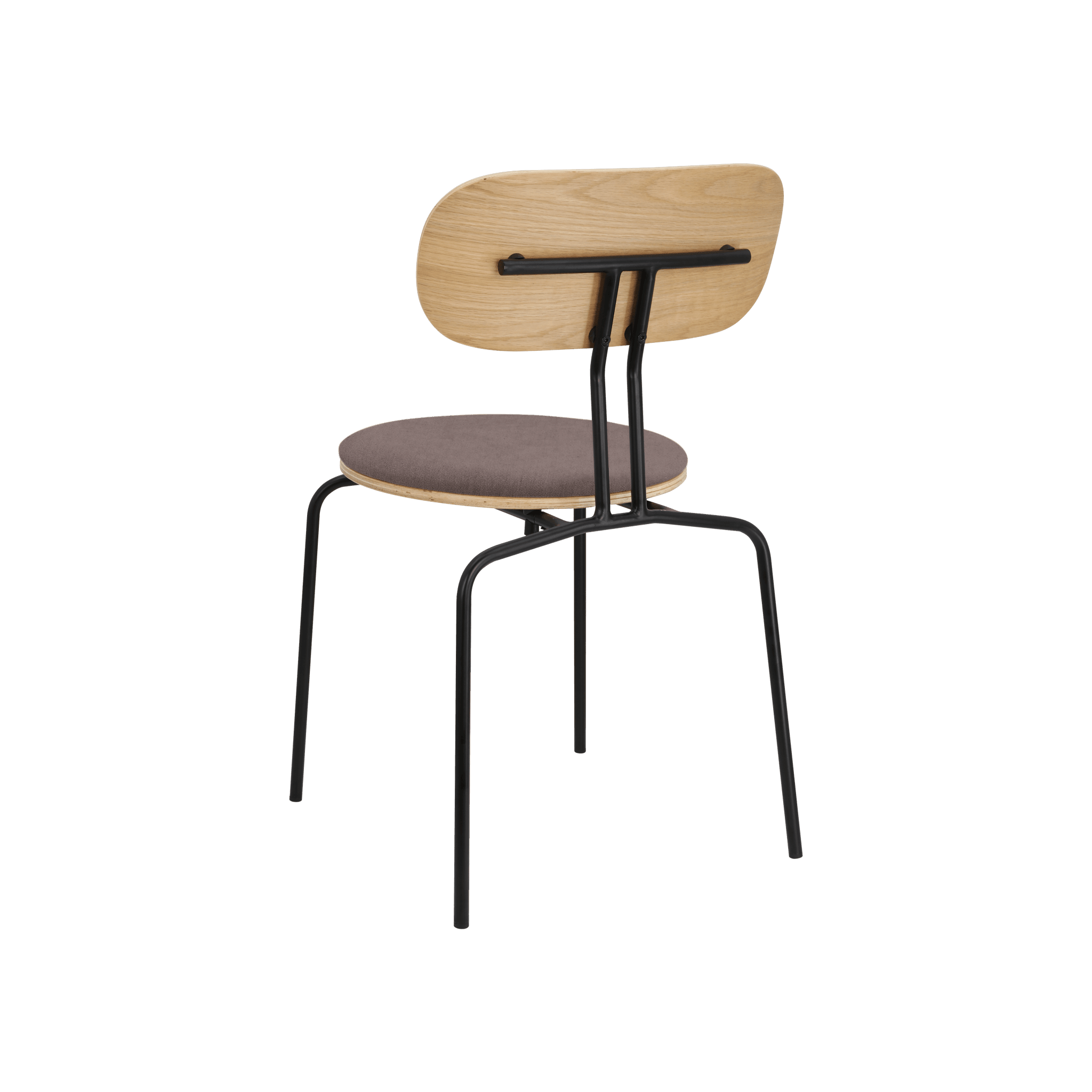 Krzesło CURIOUS brązowy z czarną podstawą UMAGE Eye on Design