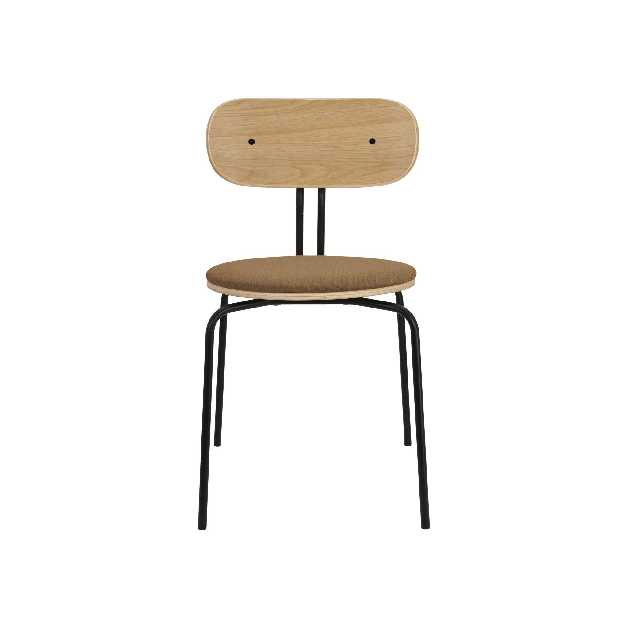 Krzesło CURIOUS cynamonowy z czarną podstawą UMAGE Eye on Design