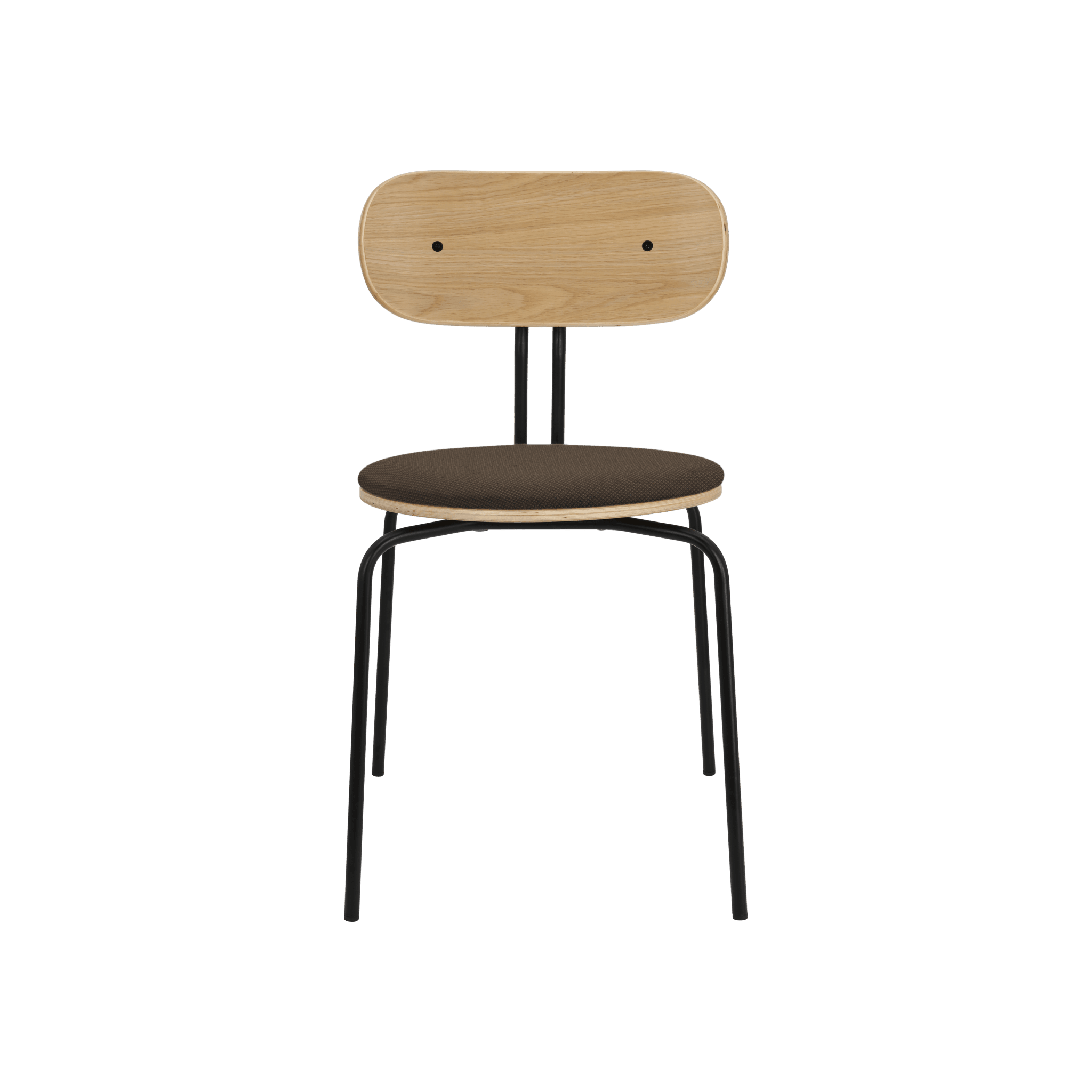 Krzesło CURIOUS kawowy z czarną podstawą UMAGE Eye on Design