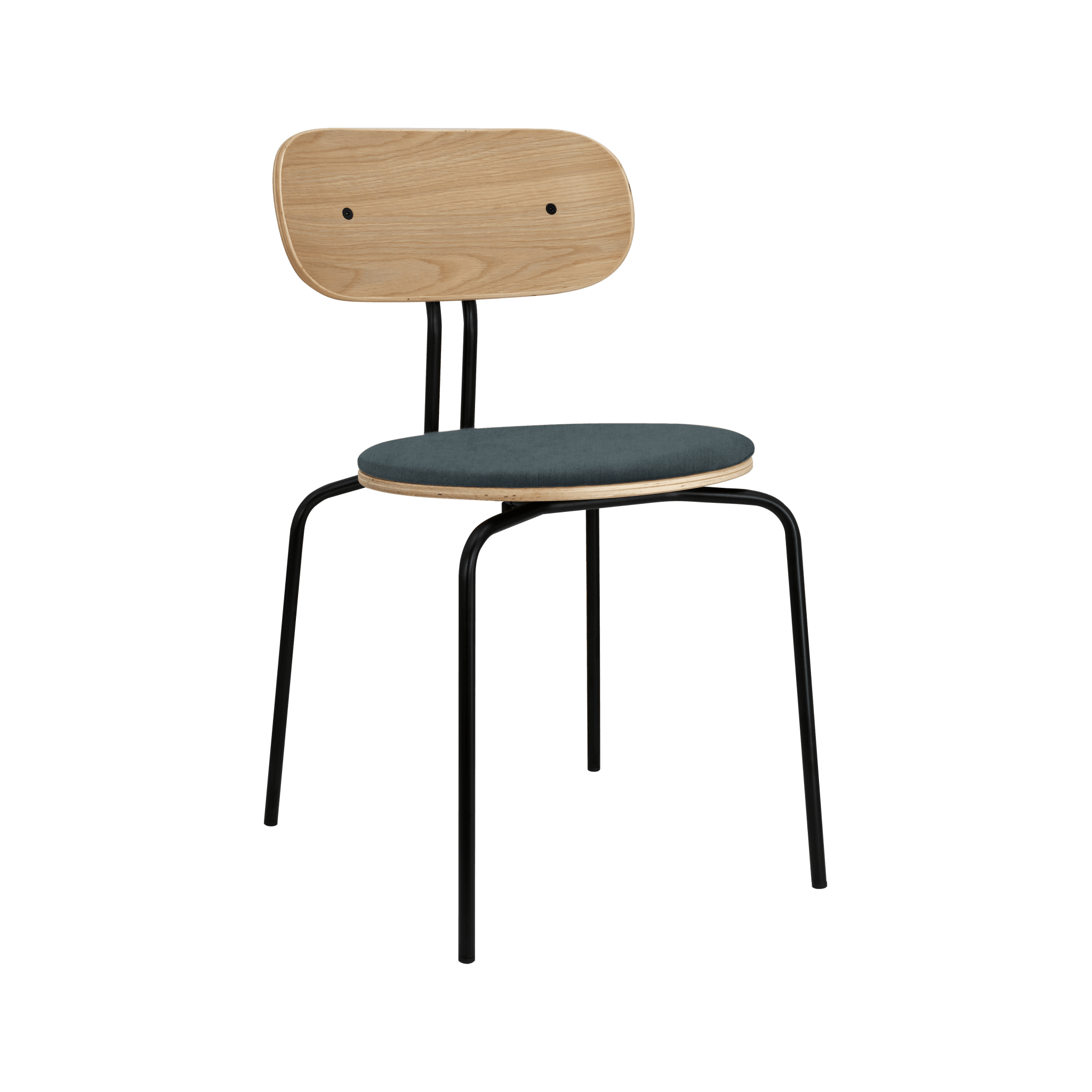 Krzesło CURIOUS stalowy z czarną podstawą UMAGE Eye on Design