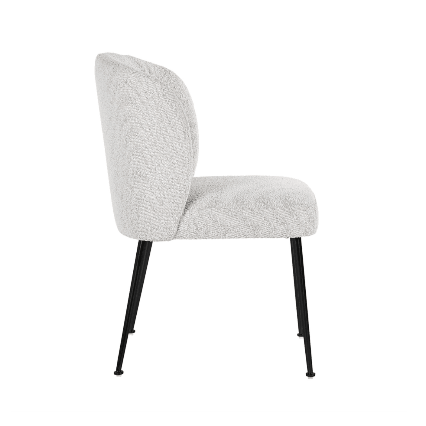 Krzesło FALLON biały bouclé Richmond Interiors Eye on Design