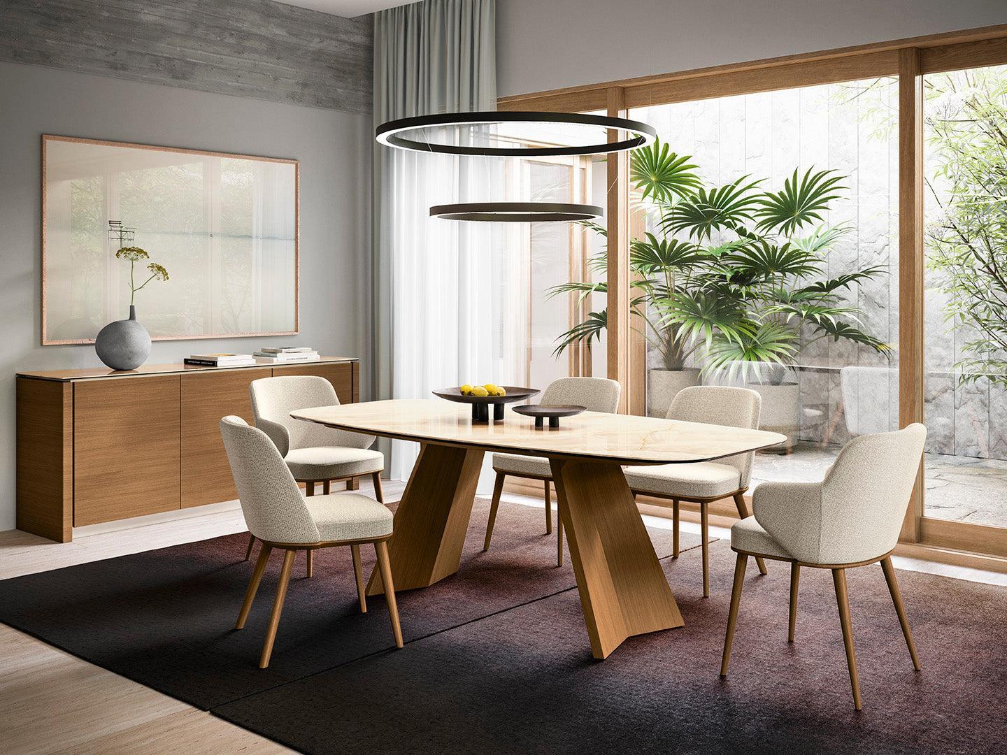 Krzesło FOYER ceglany z drewniana podstawą Calligaris Eye on Design