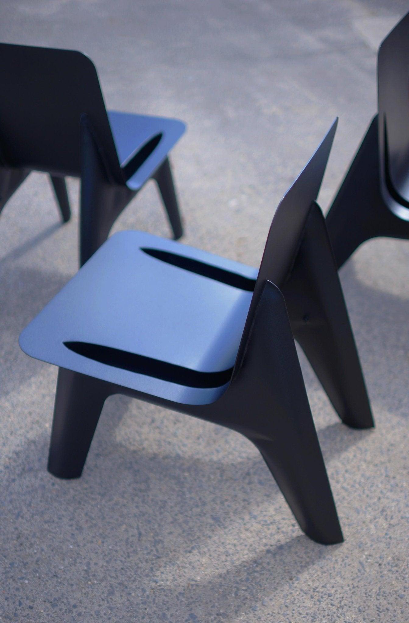 Krzesło J-CHAIR szaroniebieski mat Zieta Studio Eye on Design