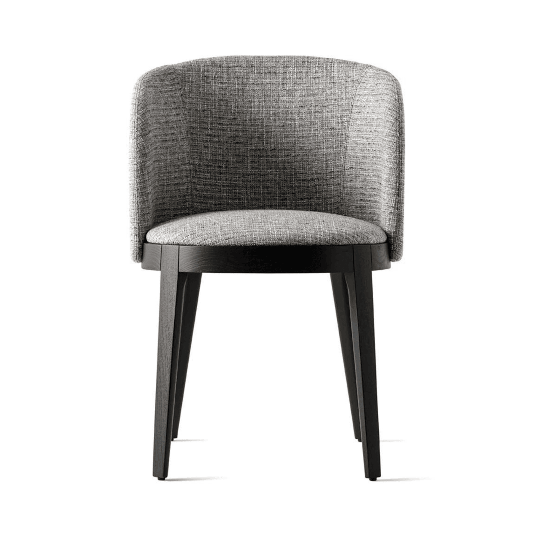 Fotel ADÈL melanż szary Calligaris matowa czerń Eye on Design