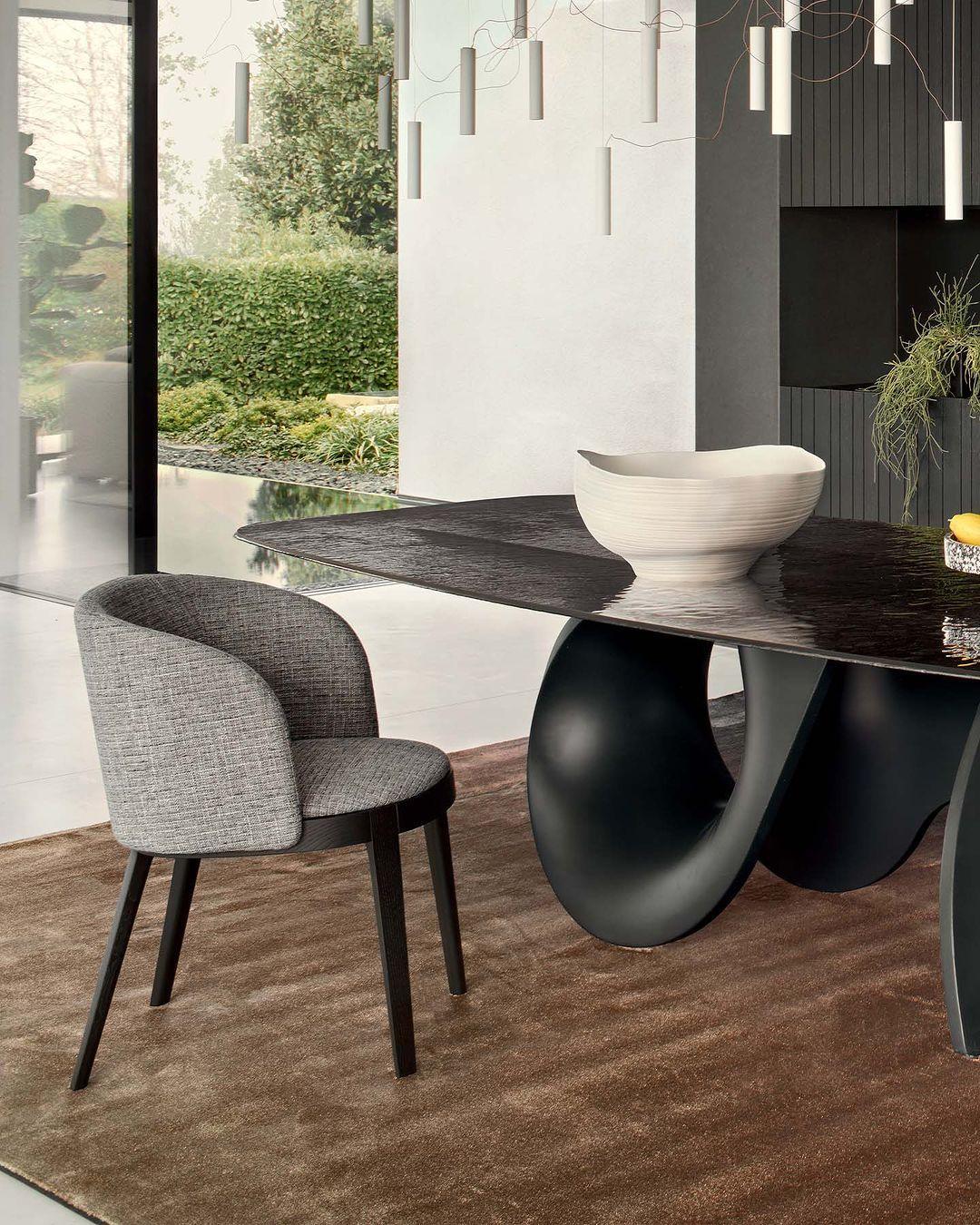 Fotel ADÈL melanż szary Calligaris Eye on Design