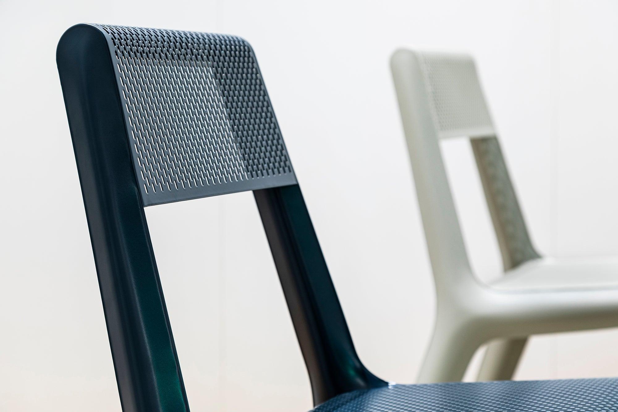 Krzesło LEGGERA szaroniebieski mat Zieta Studio Eye on Design