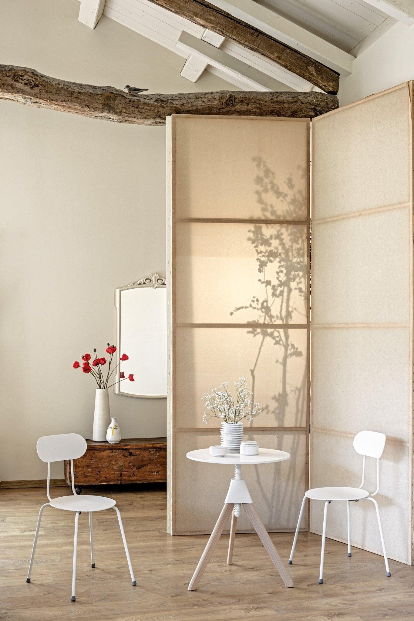 Krzesło MARIOLINA biały z białą podstawą Magis Eye on Design