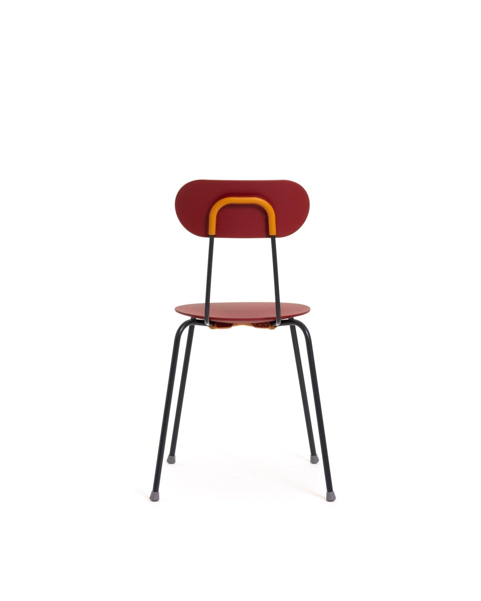 Krzesło MARIOLINA czarny ze srebrną podstawą Magis Eye on Design