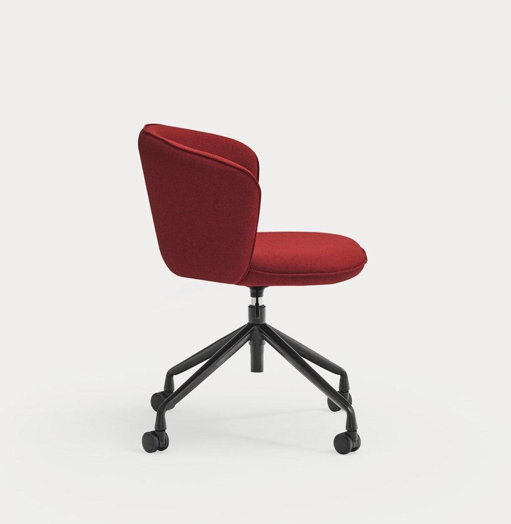 Krzesło na kółkach ADD czerwony Teulat Eye on Design