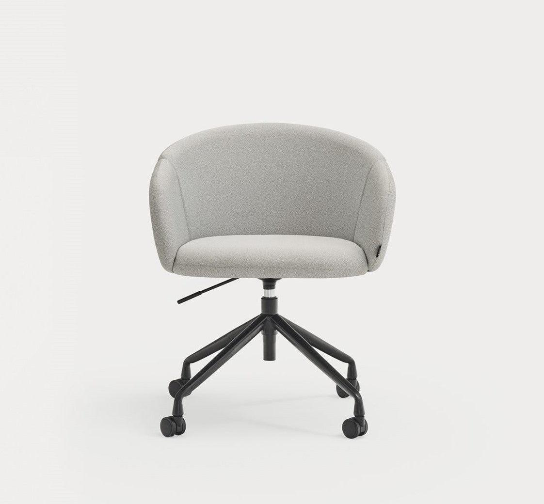 Krzesło na kółkach z podłokietnikami ADD szary Teulat Eye on Design