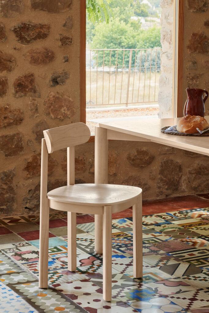 Krzesło NARA jasnobrązowy Teulat Eye on Design