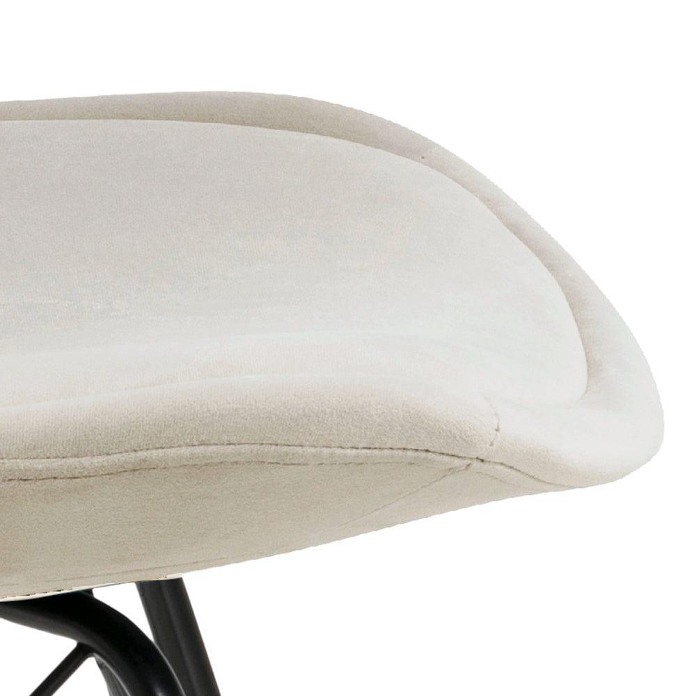 Krzesło NILS beżowy z czarną podstawą Home Essentials Eye on Design