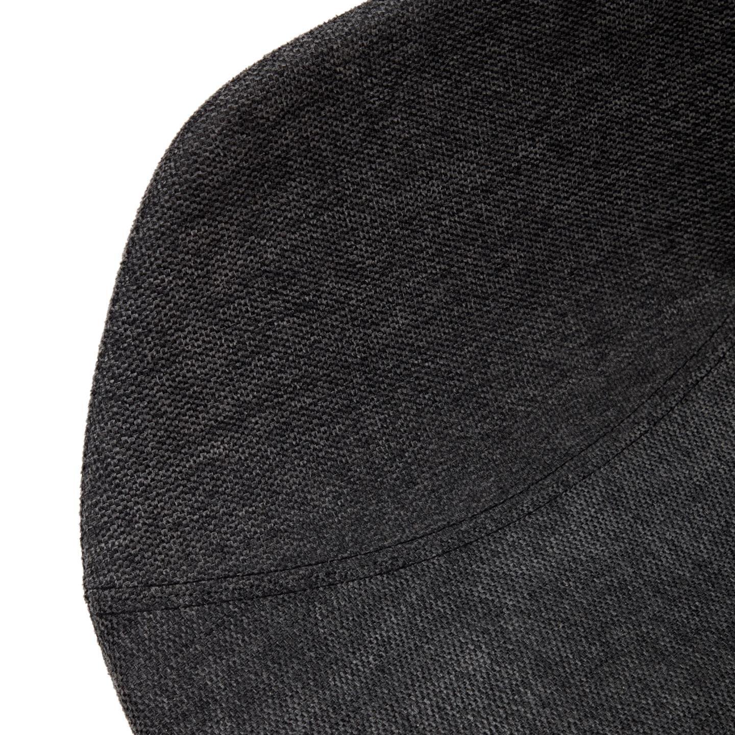 Krzesło obrotowe w tkaninie szenilowej TISSIANA ciemnoszary La Forma Eye on Design