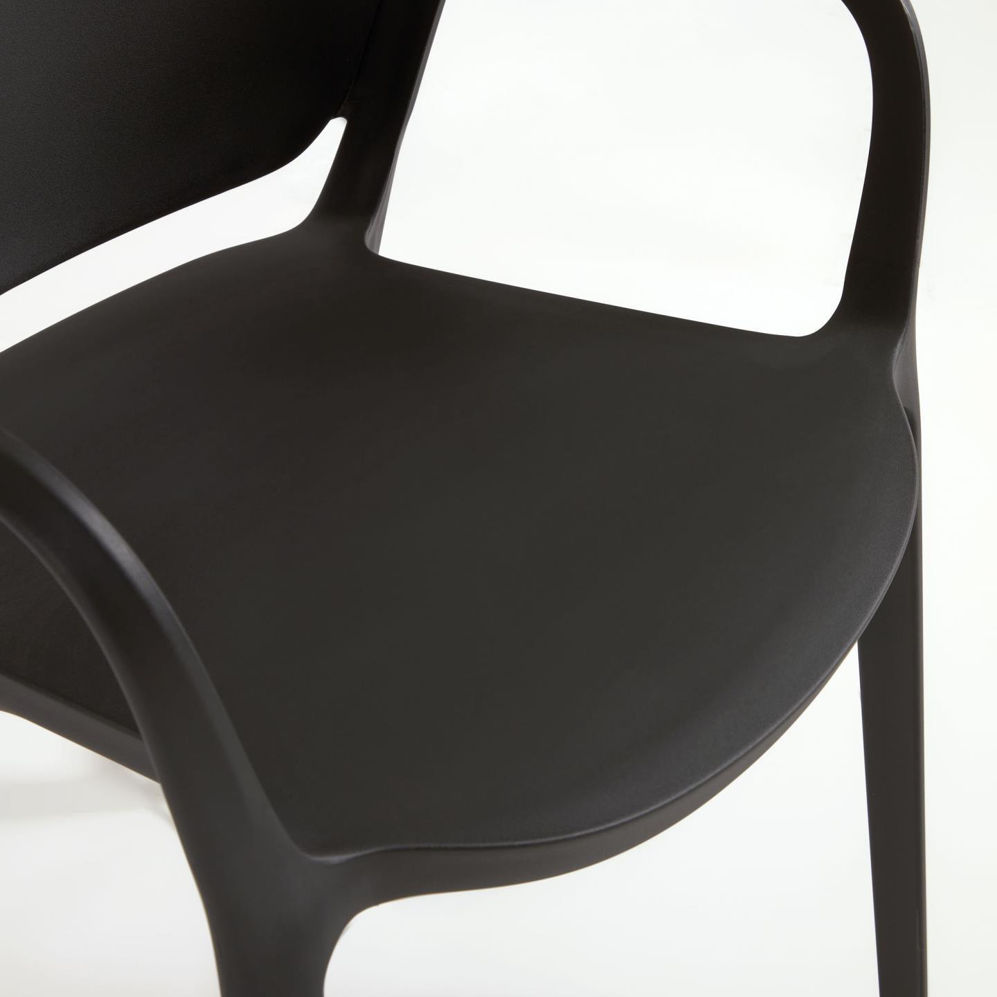 Krzesło ogrodowe ANIA czarny La Forma Eye on Design