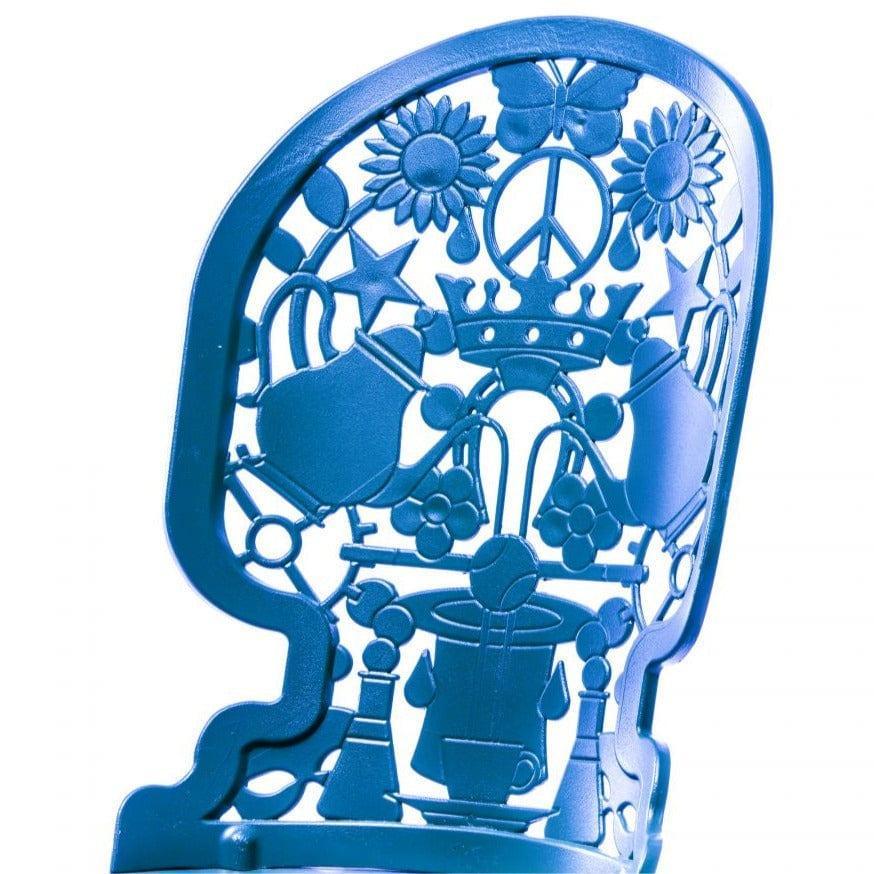 Krzesło ogrodowe INDUSTRY niebieski Seletti Eye on Design